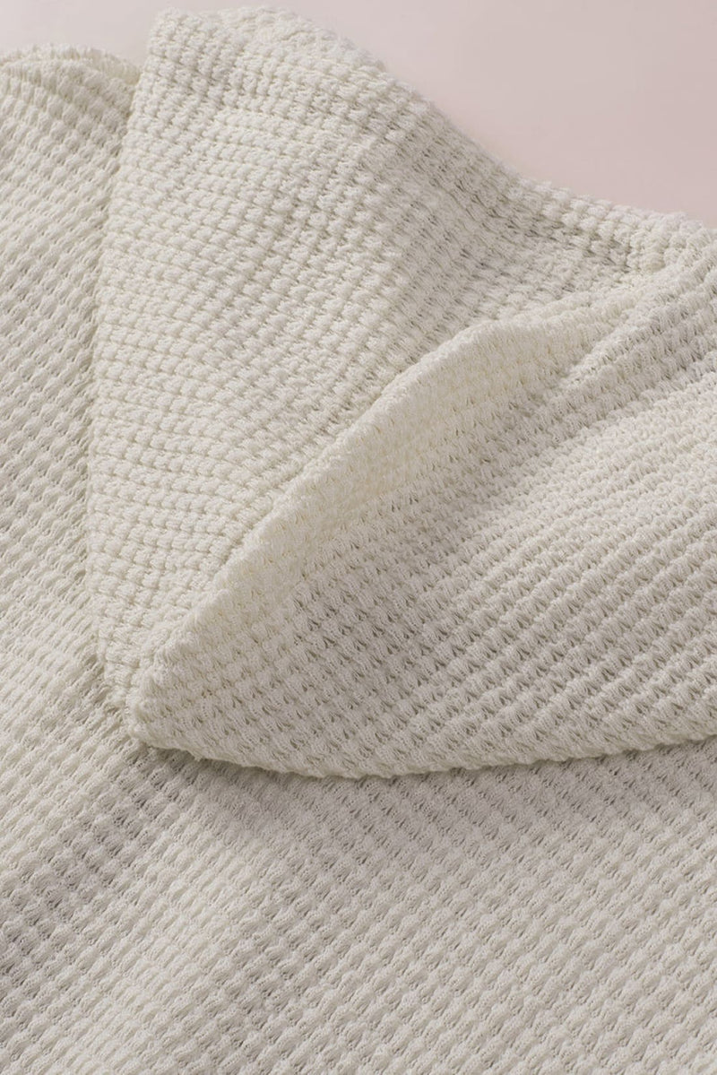 Don’t Waffle About Waffle Knit Hoodie