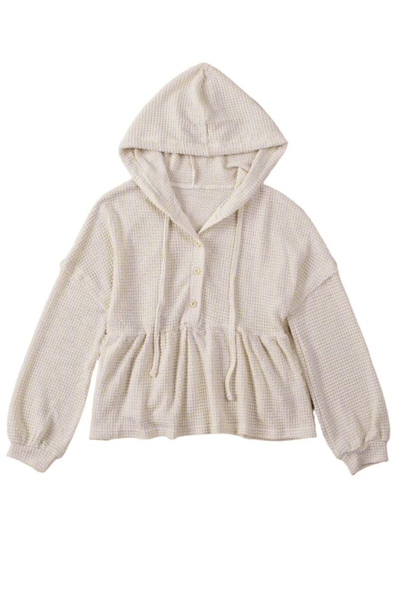 Don’t Waffle About Waffle Knit Hoodie