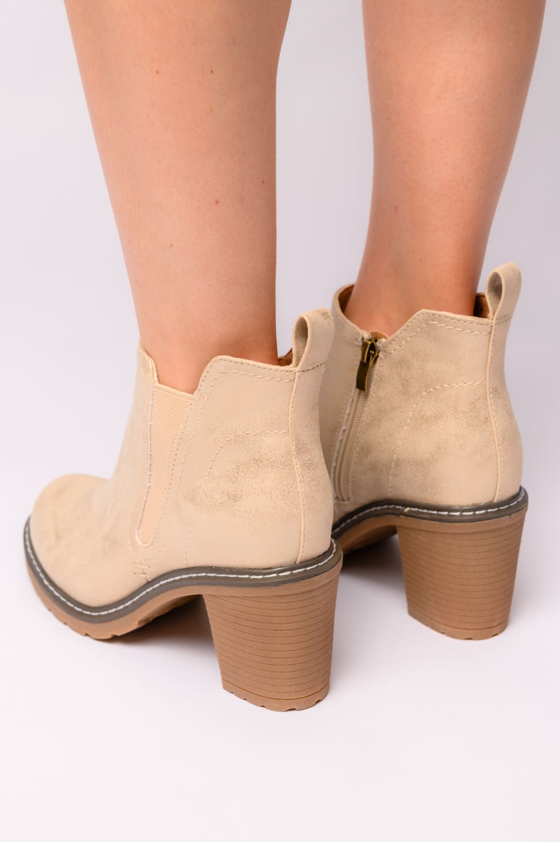 Bite Me Bootie in Gold | Womens