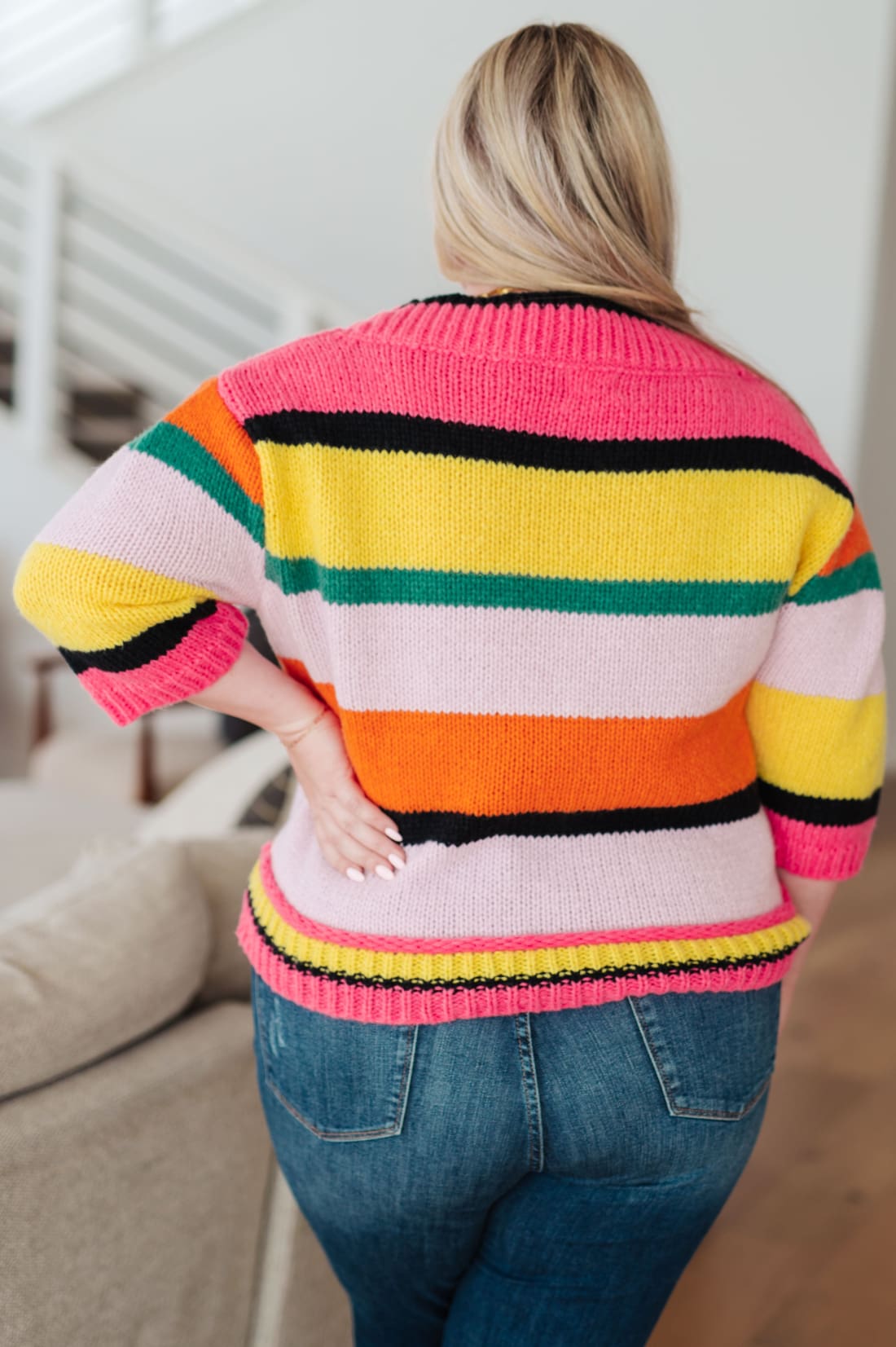 Bright Side Striped Sweater | Sweaters & Cardigans