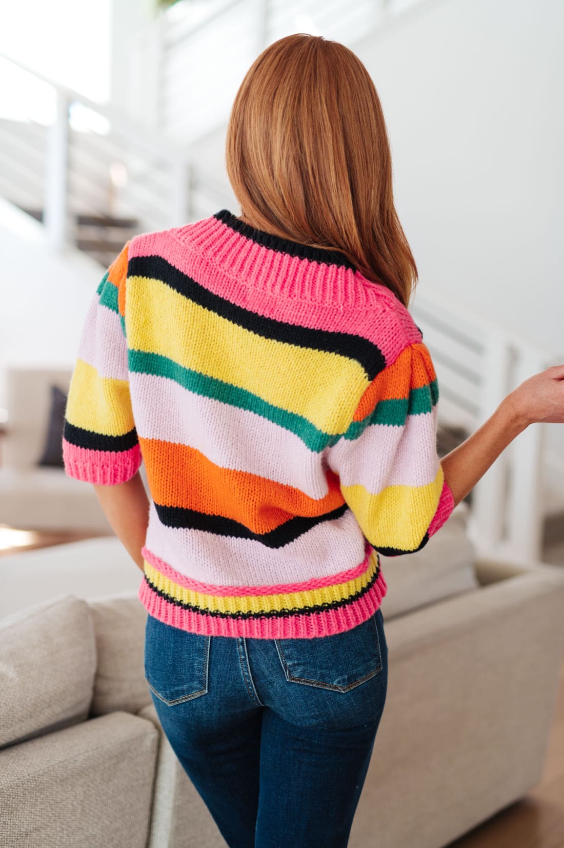 Bright Side Striped Sweater | Sweaters & Cardigans