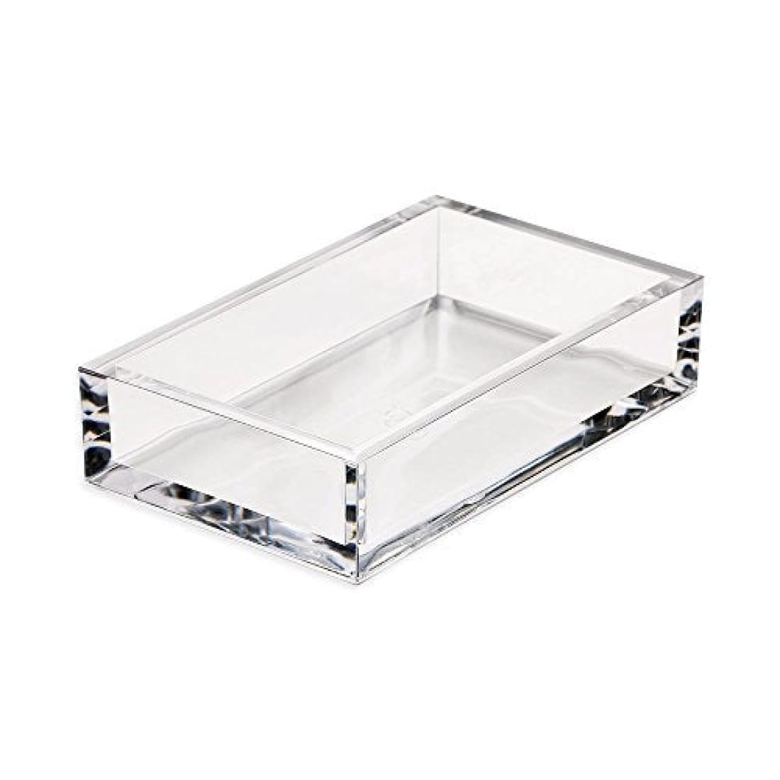 Caspari Napkin Holder Guest Towel Clear | Kitchen