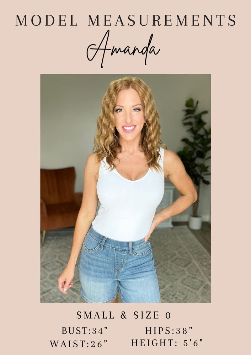 Denim Skort in Dark Denim