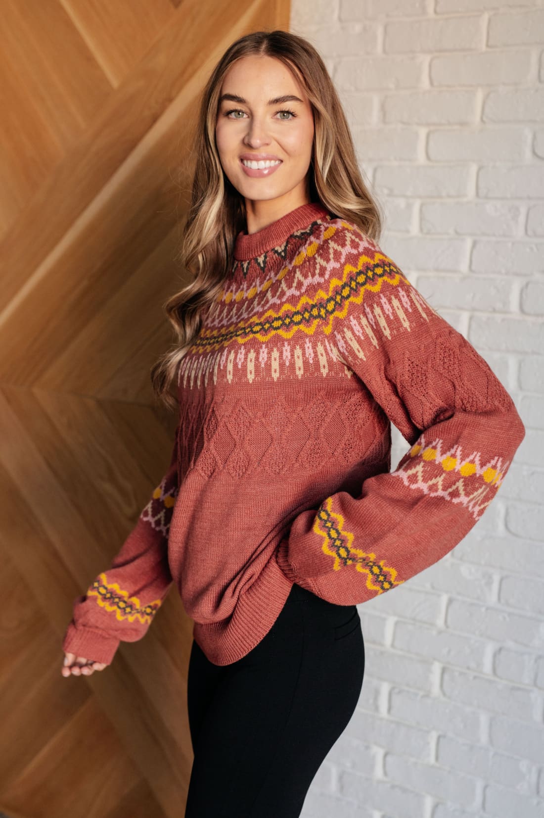 Cozy Chalet Fair Isle Sweater | Sweaters & Cardigans