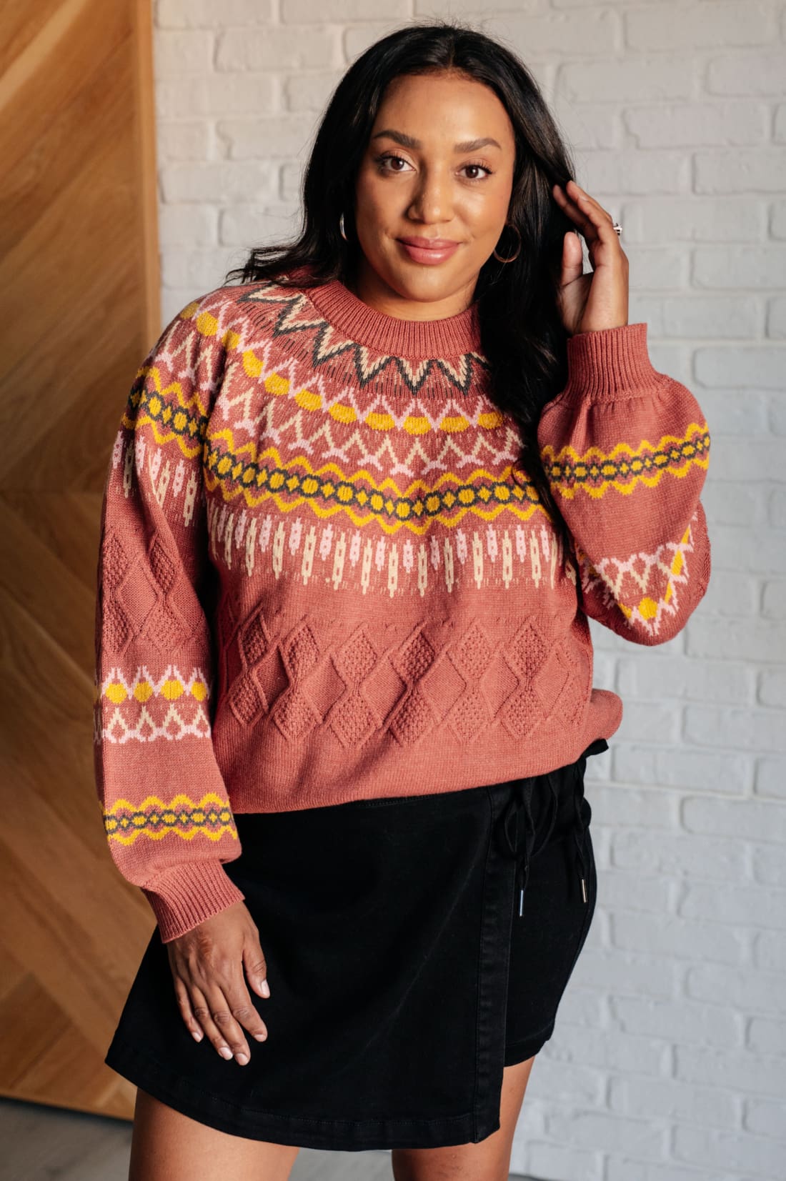 Cozy Chalet Fair Isle Sweater | Sweaters & Cardigans