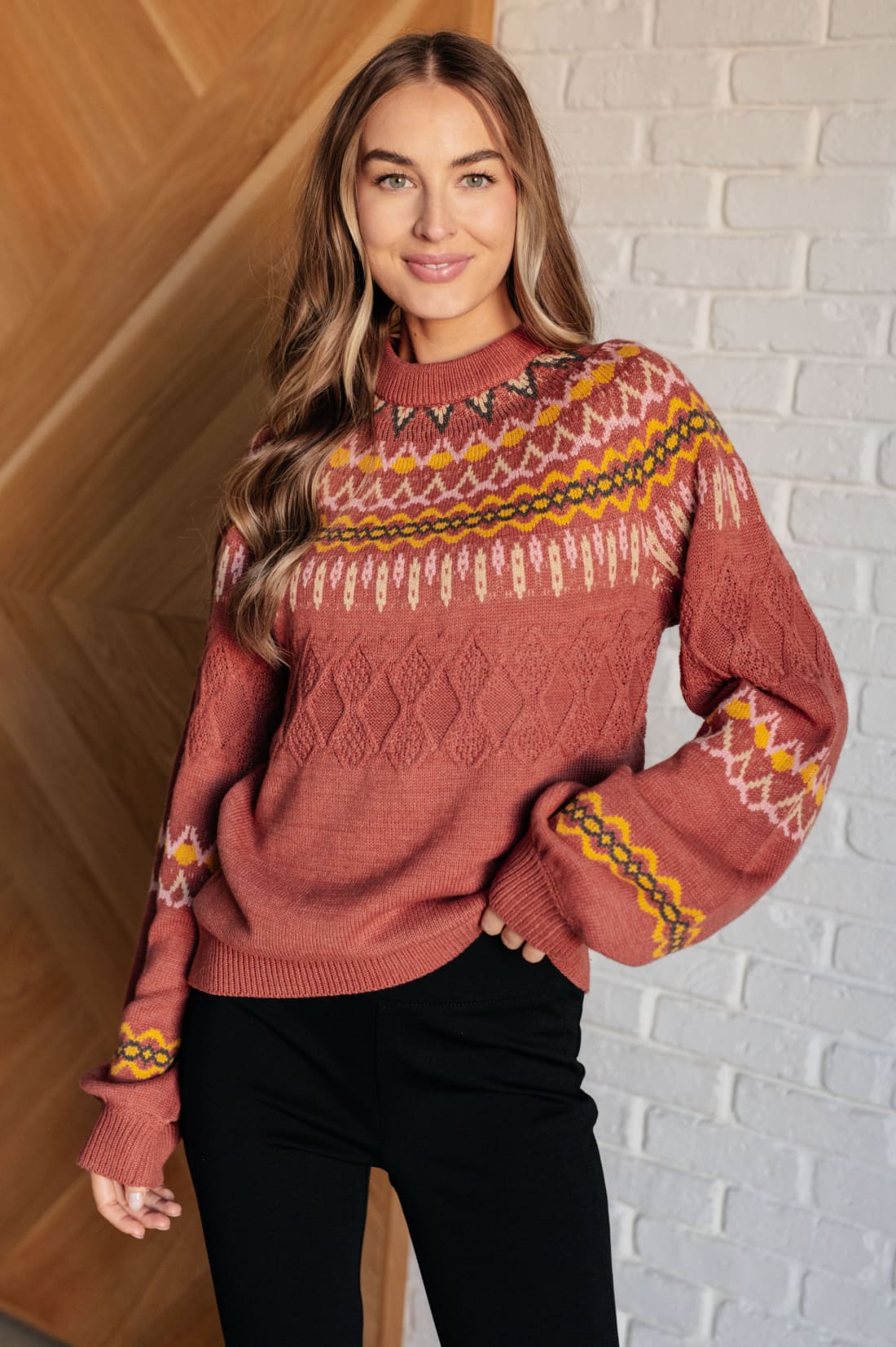 Cozy Chalet Fair Isle Sweater | Sweaters & Cardigans