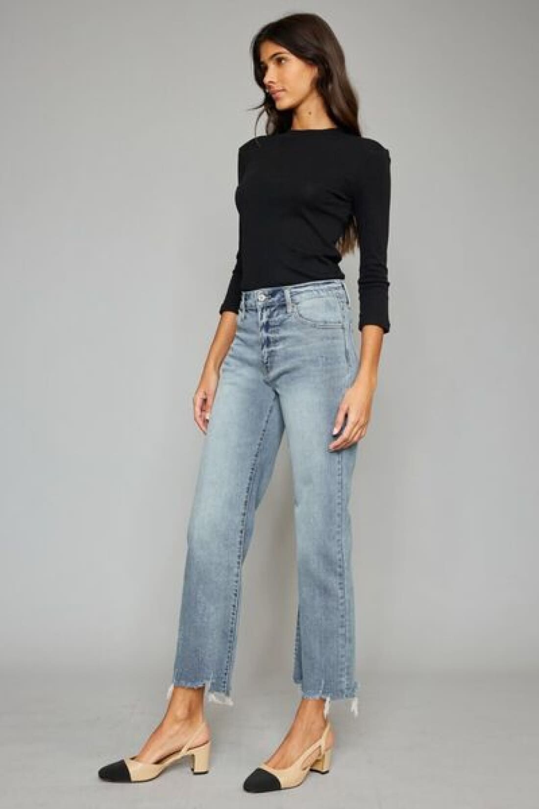 Cropped Wide Leg Jeans | Women’s Jeans