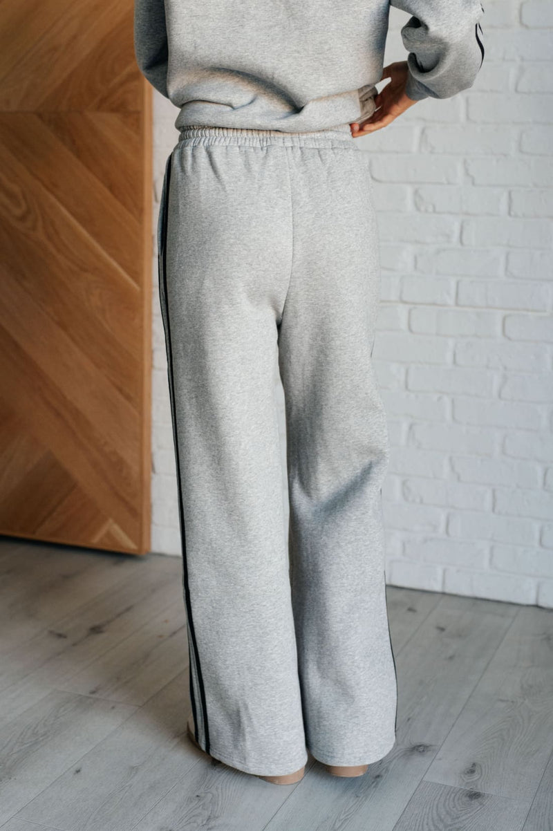 Don’t Get Stuck Stripe Detail Sweatpants
