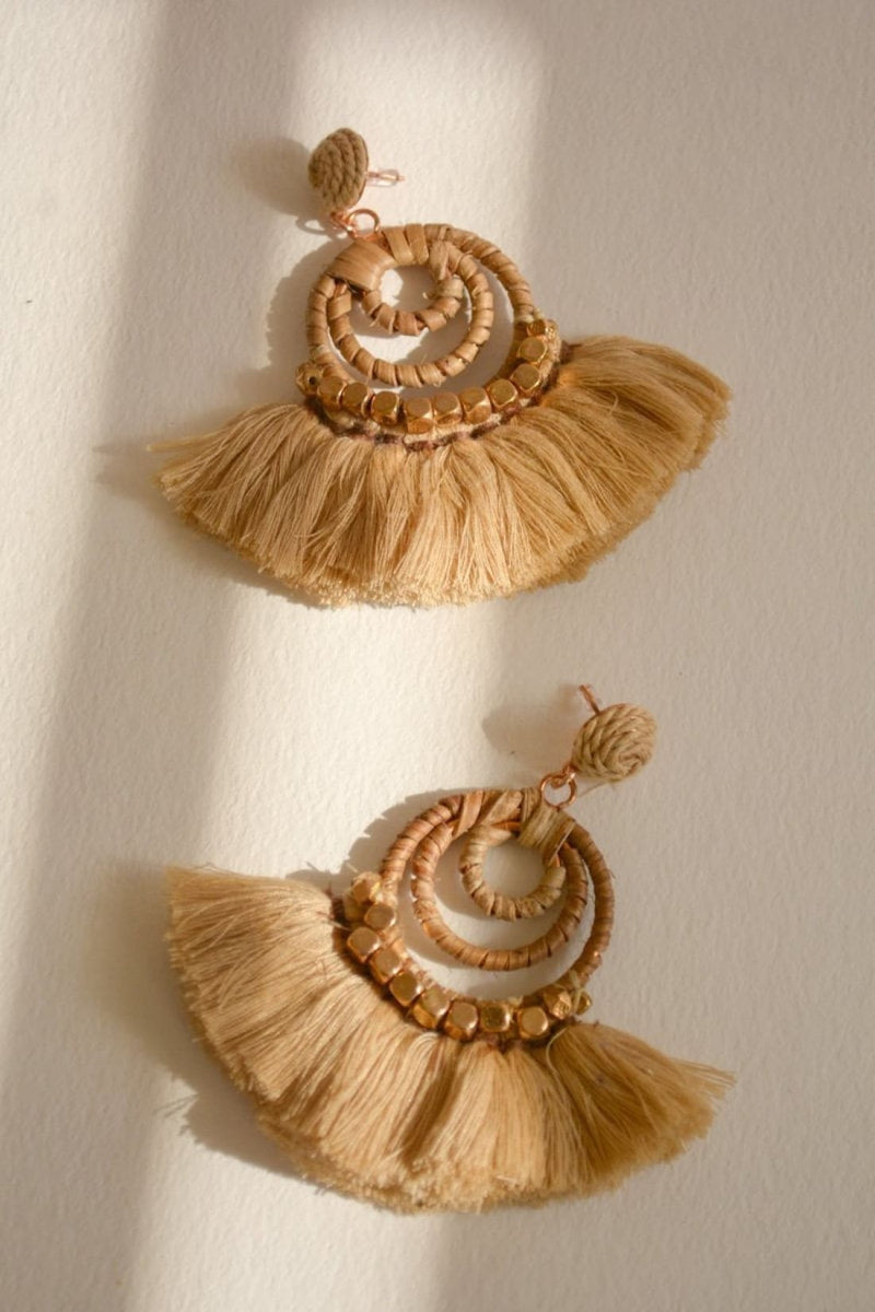 Dream Catcher Dangle Fan Earrings | Jewelry