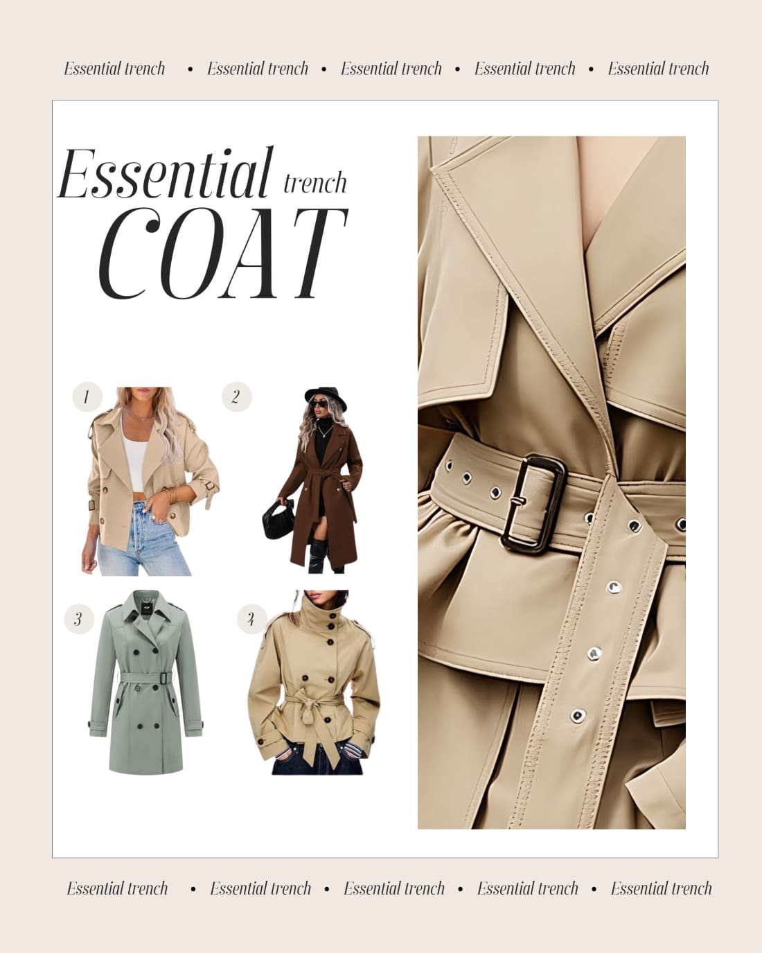 Women’s Trench Coat - an Essential Wardrobe Staple