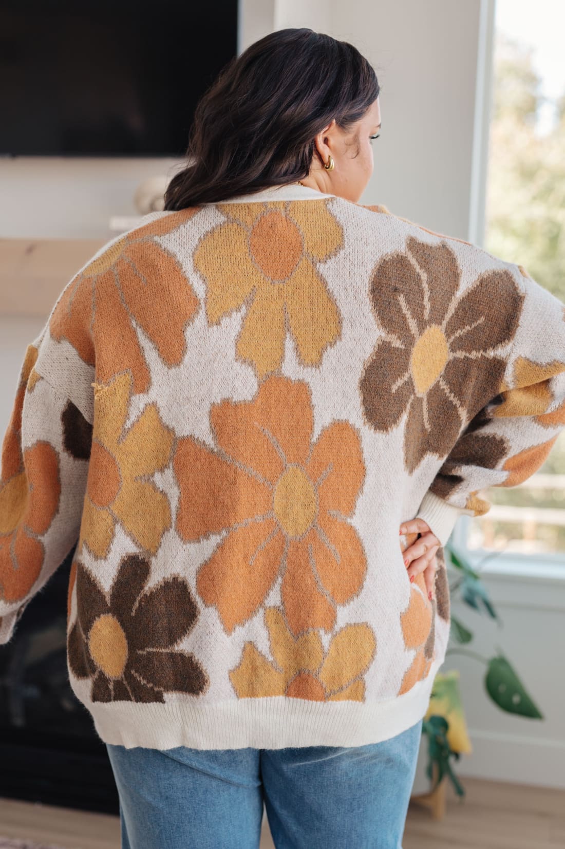 Exquisitely Mod Floral Cardigan | Sweaters & Cardigans