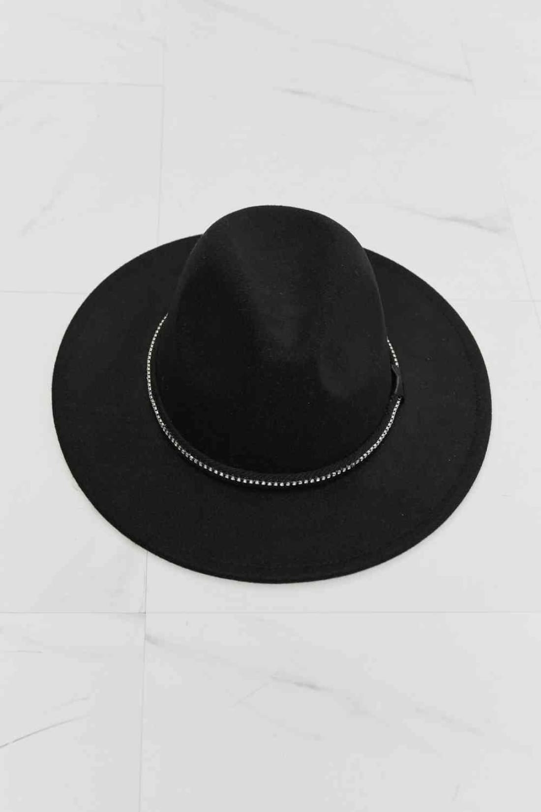 It’s a Party Fedora Hat w Rhinestone Details