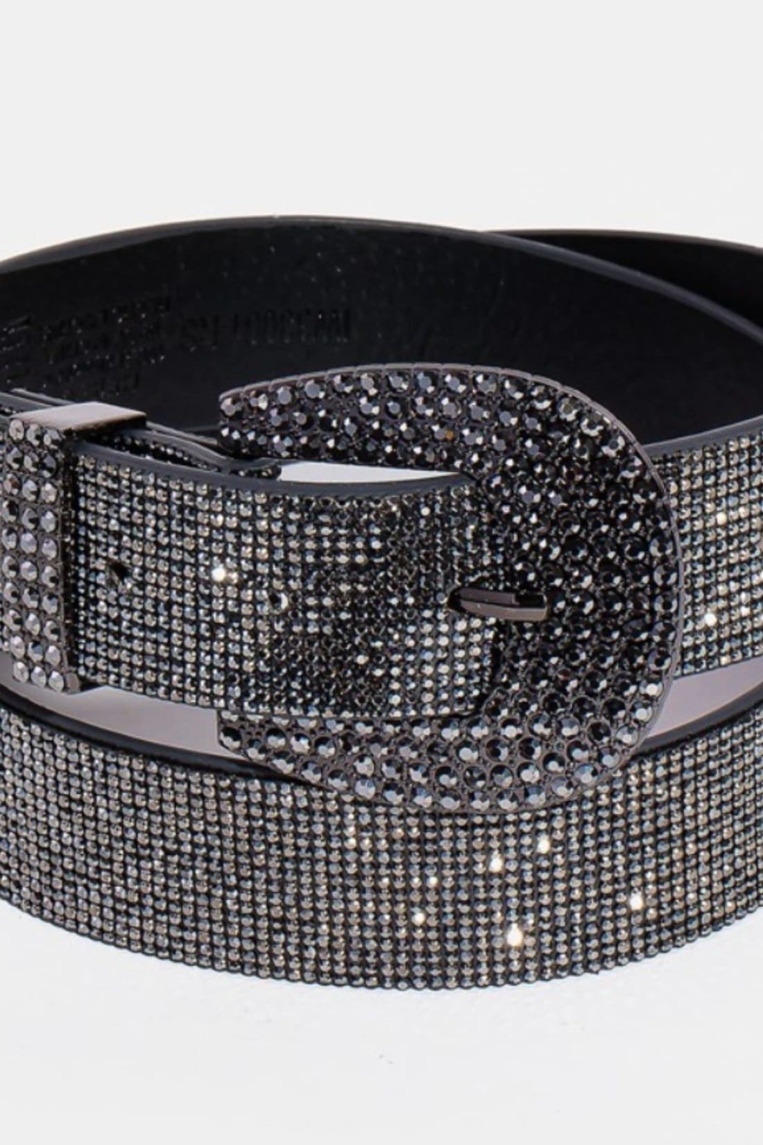 Fame Rhinestone Embellished Belt | belt