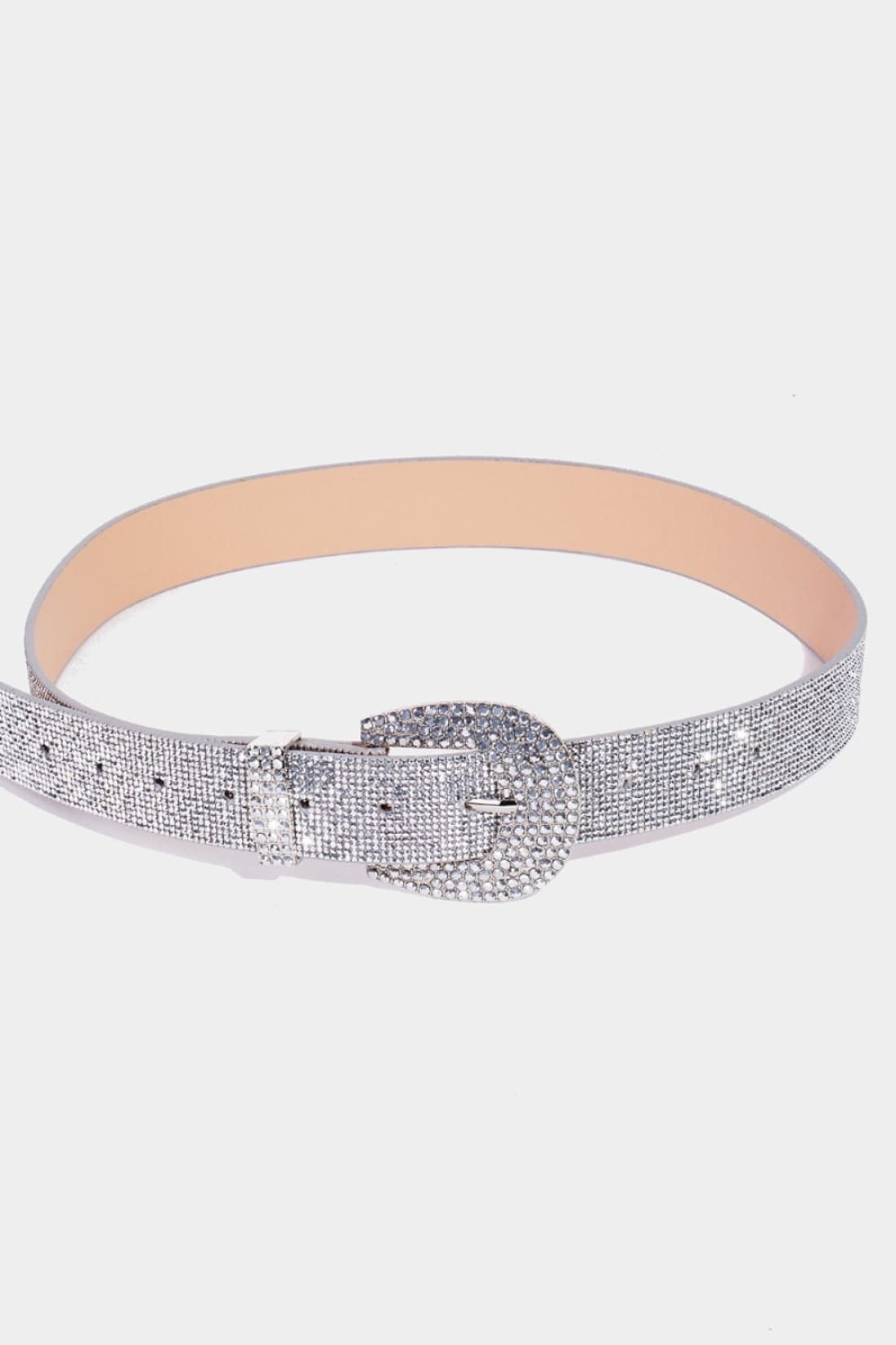 Fame Rhinestone Embellished Belt | belt