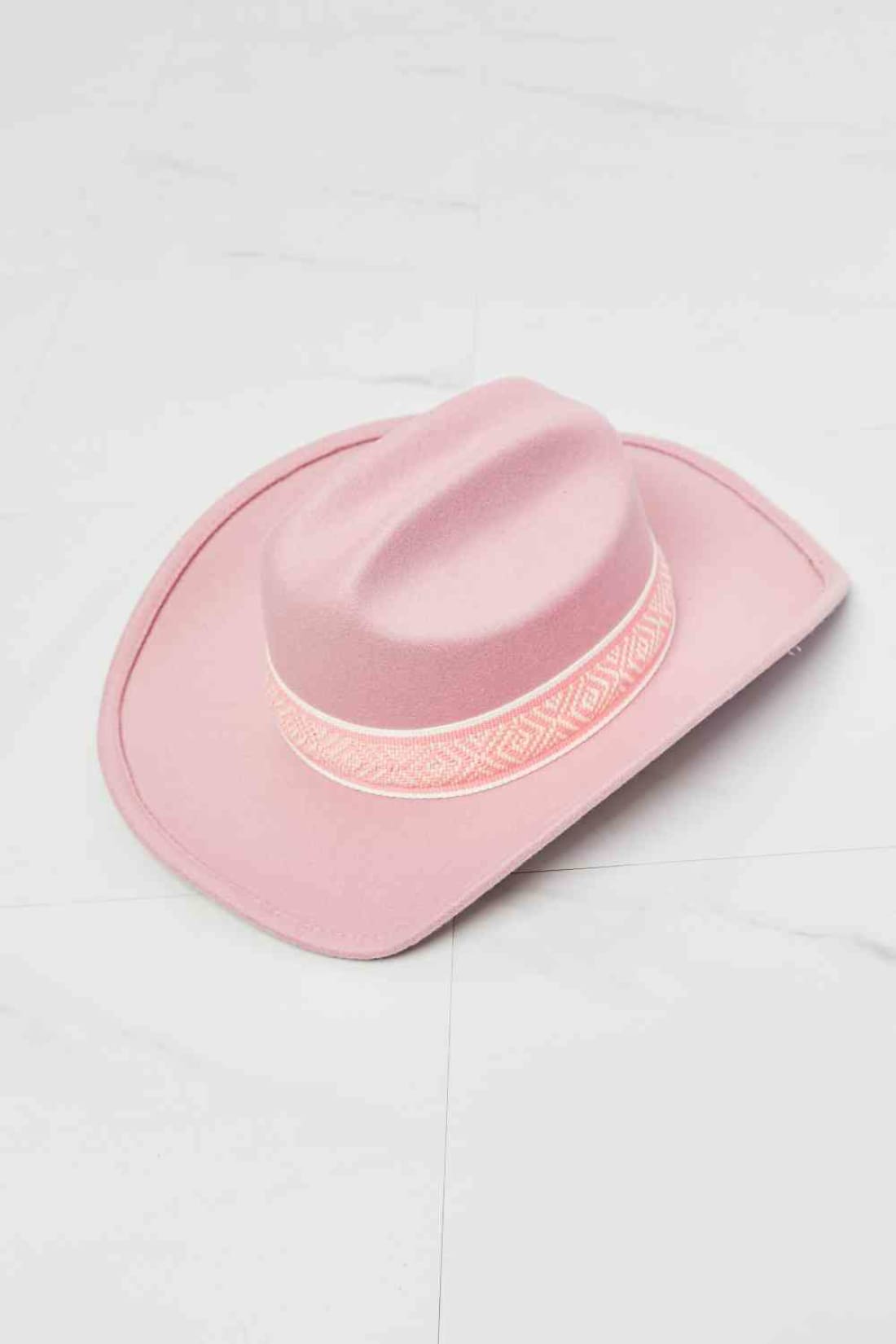 Fame Western Cutie Cowboy Hat in Pink | Hat