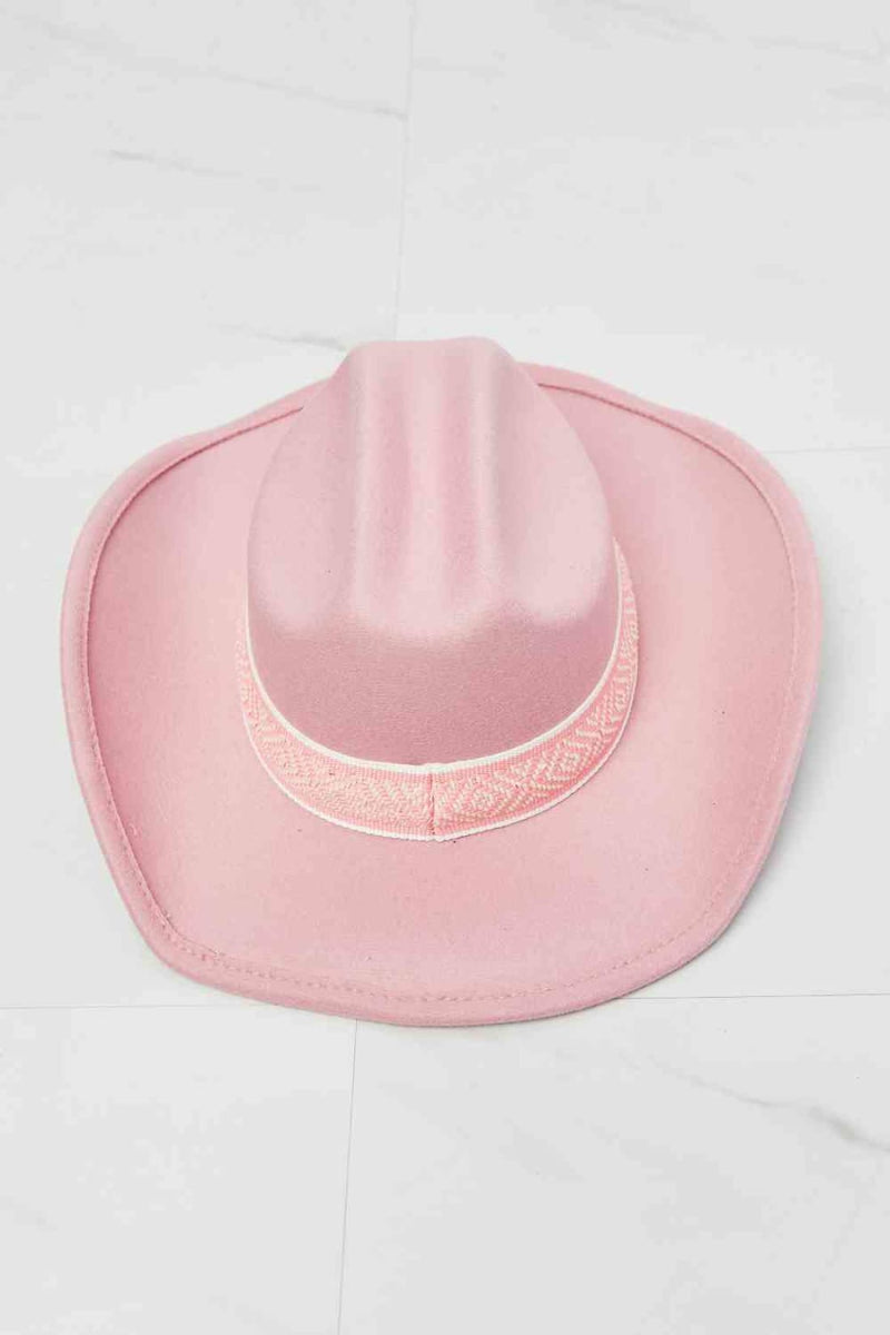 Fame Western Cutie Cowboy Hat in Pink | Hat