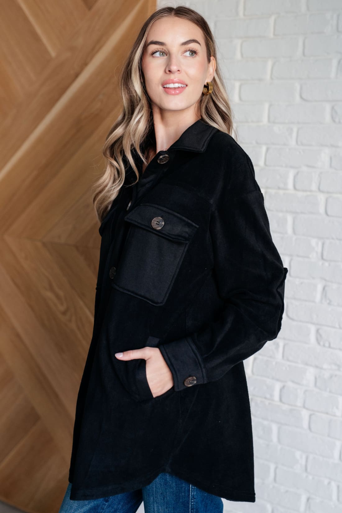 Your Favorite Black Shacket | Jackets & Coats