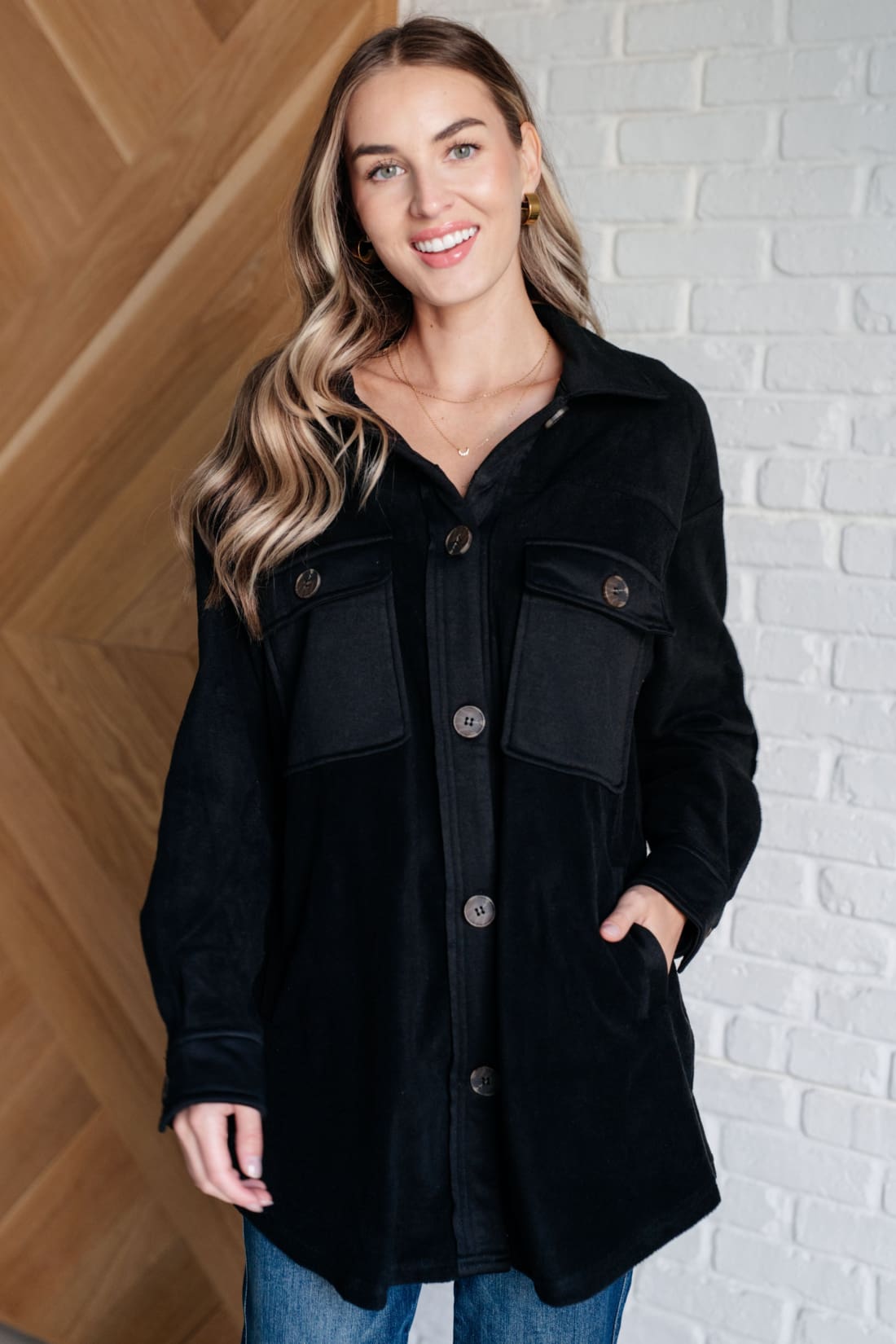 Your Favorite Black Shacket | Jackets & Coats