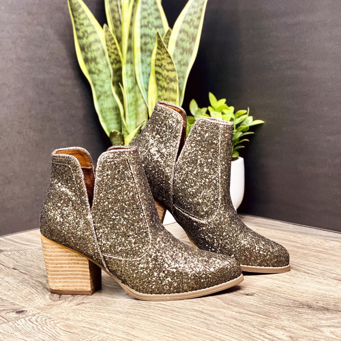 Fiera Booties in Bronze | boots