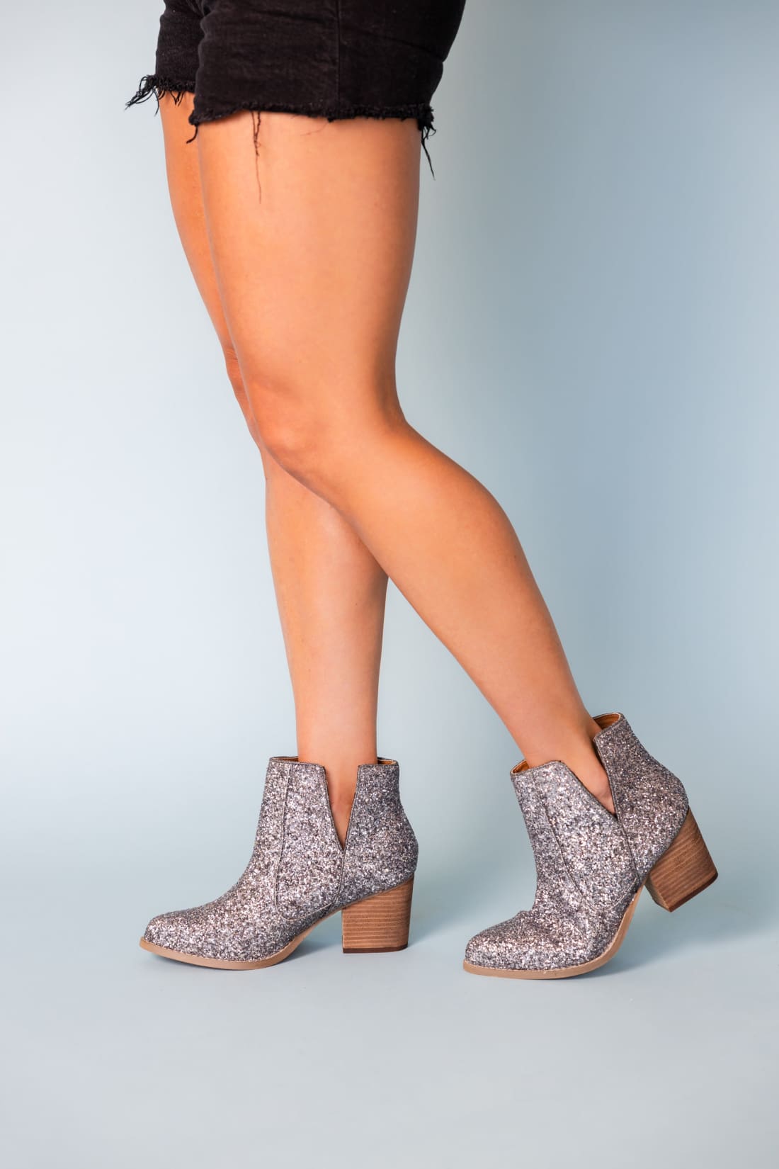 Fiera Booties in Pewter | boots