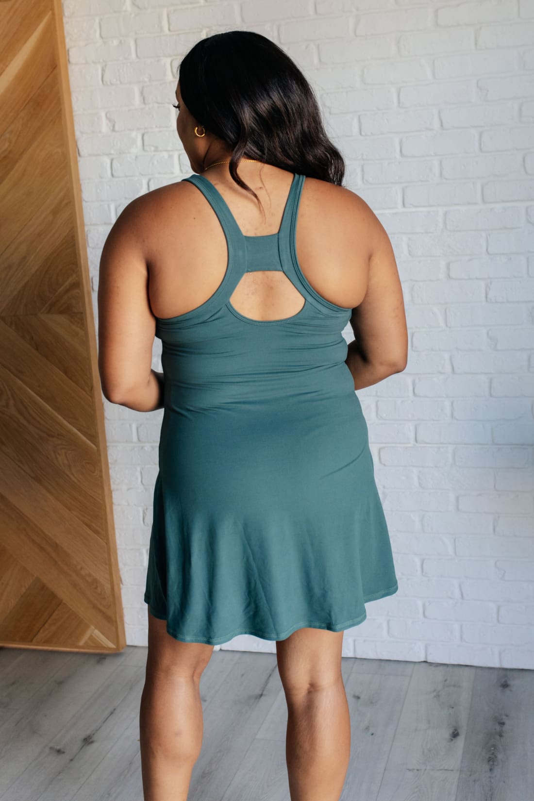 First Serve Dress in Everglade Green | Athleisure