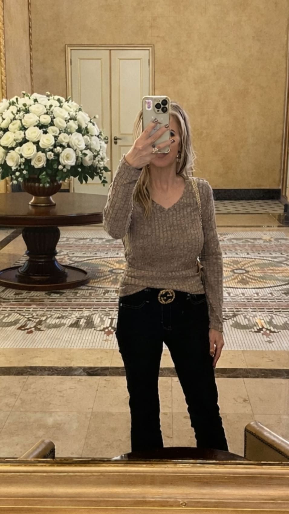 Fitted Ribbed Sweater with Ruching