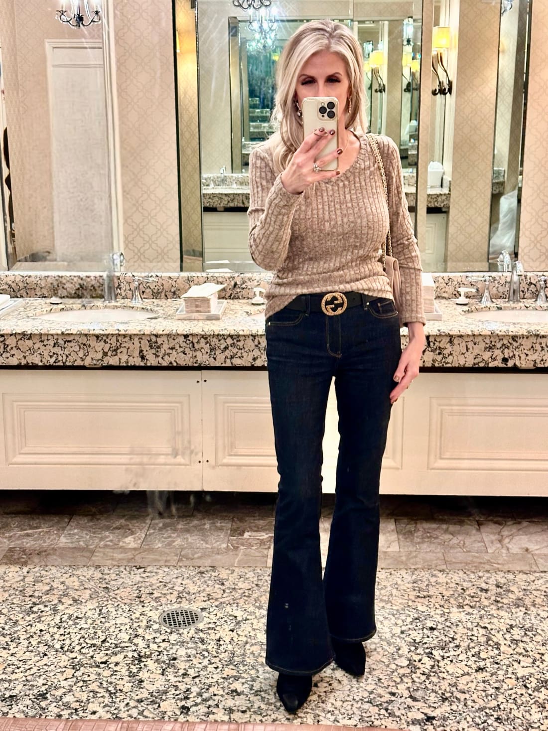 Fitted Ribbed Sweater with Ruching