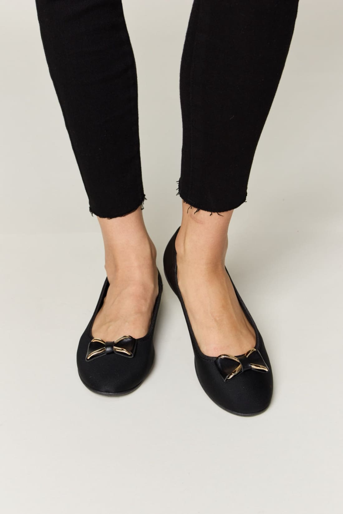 Forever Link Metal Buckle Flat Loafers | Flats