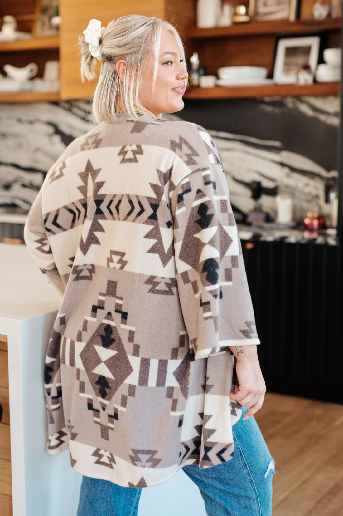 Full of Character Blanket Kimono | kimono