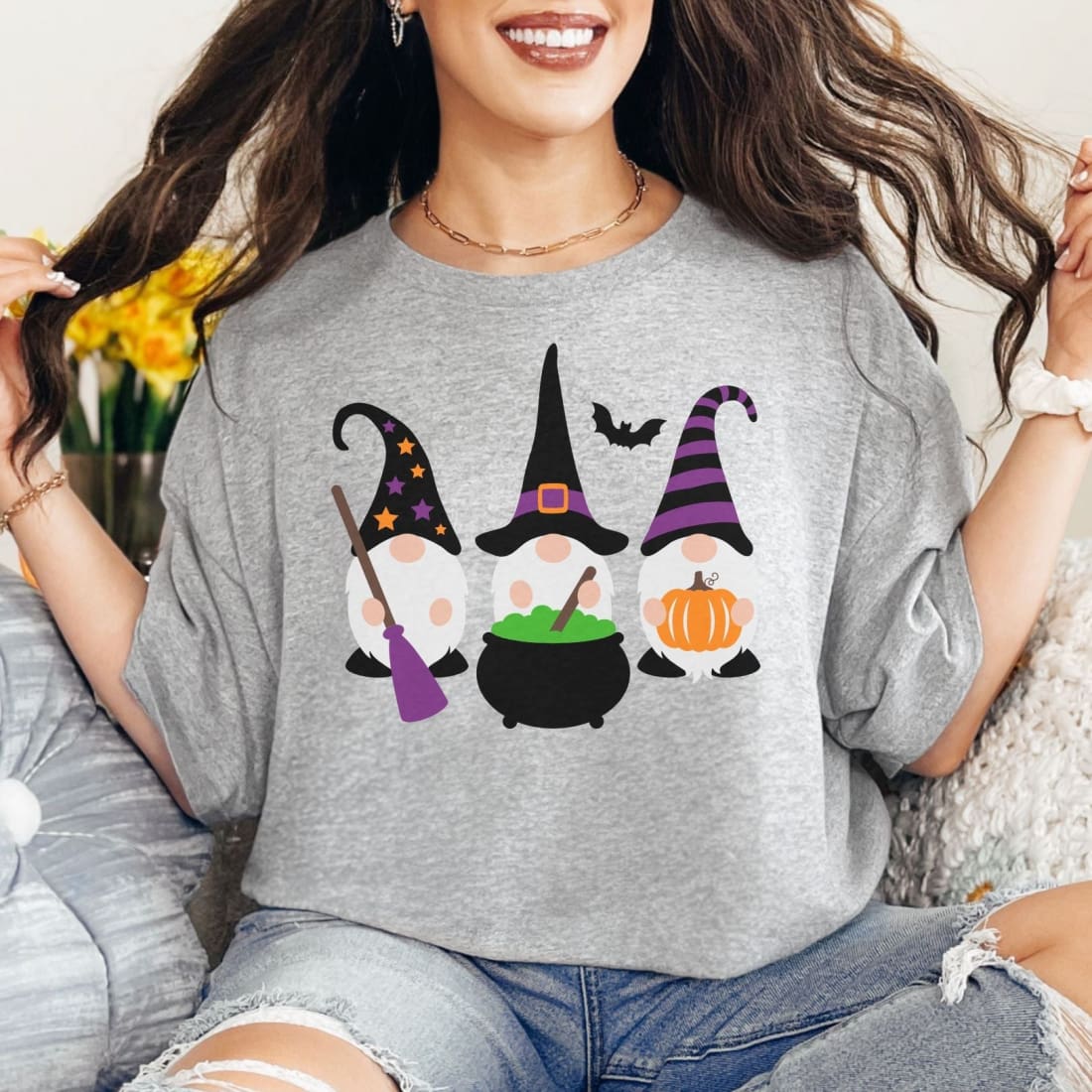 Halloween Gnome Graphic Tee | Graphic Tee