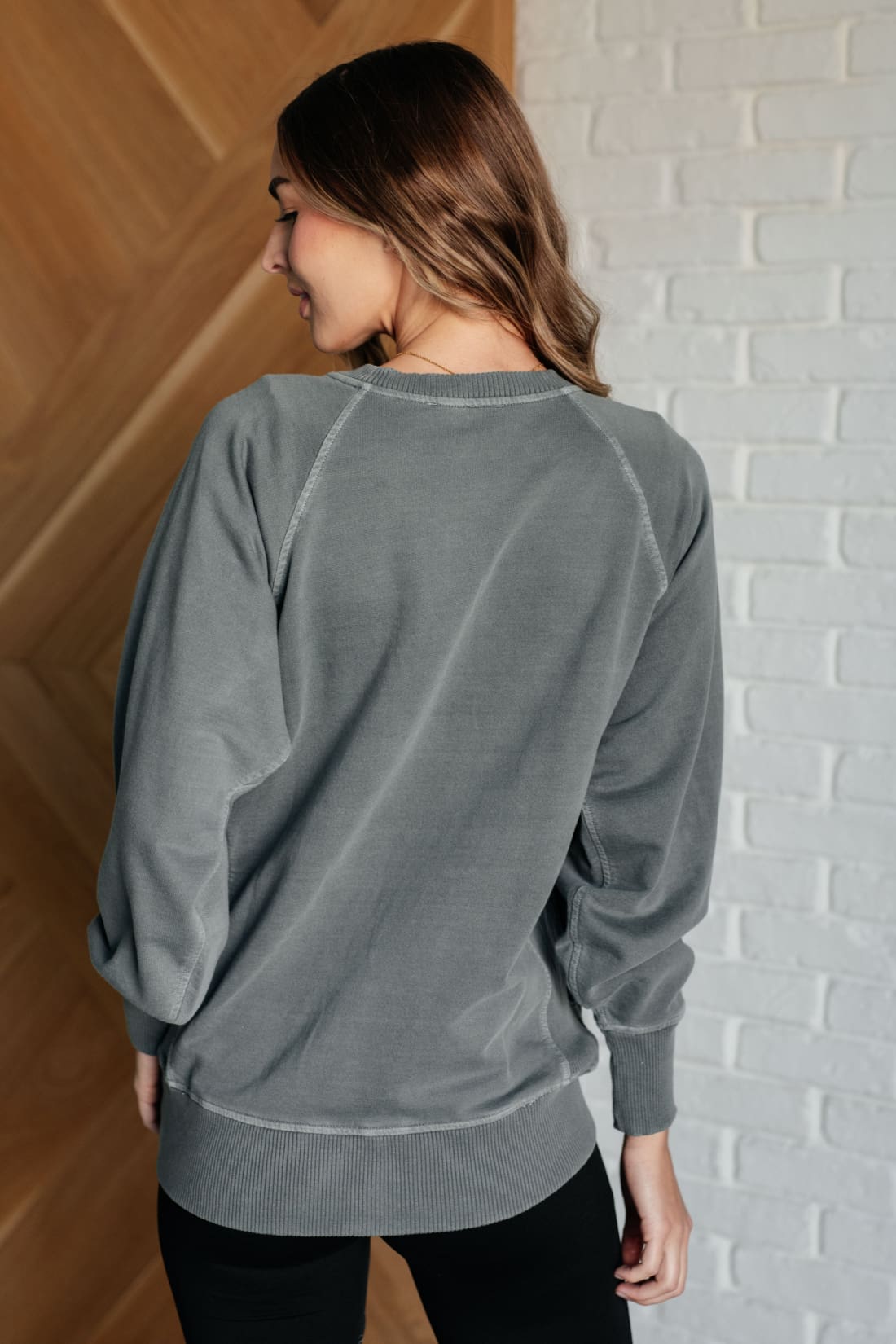 Hands Down Favorite Sweatshirt in Ash Jade | Athleisure