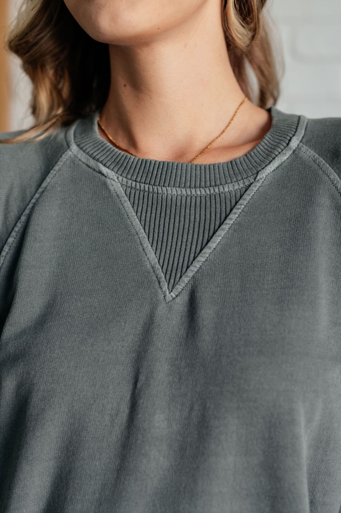 Hands Down Favorite Sweatshirt in Ash Jade | Athleisure