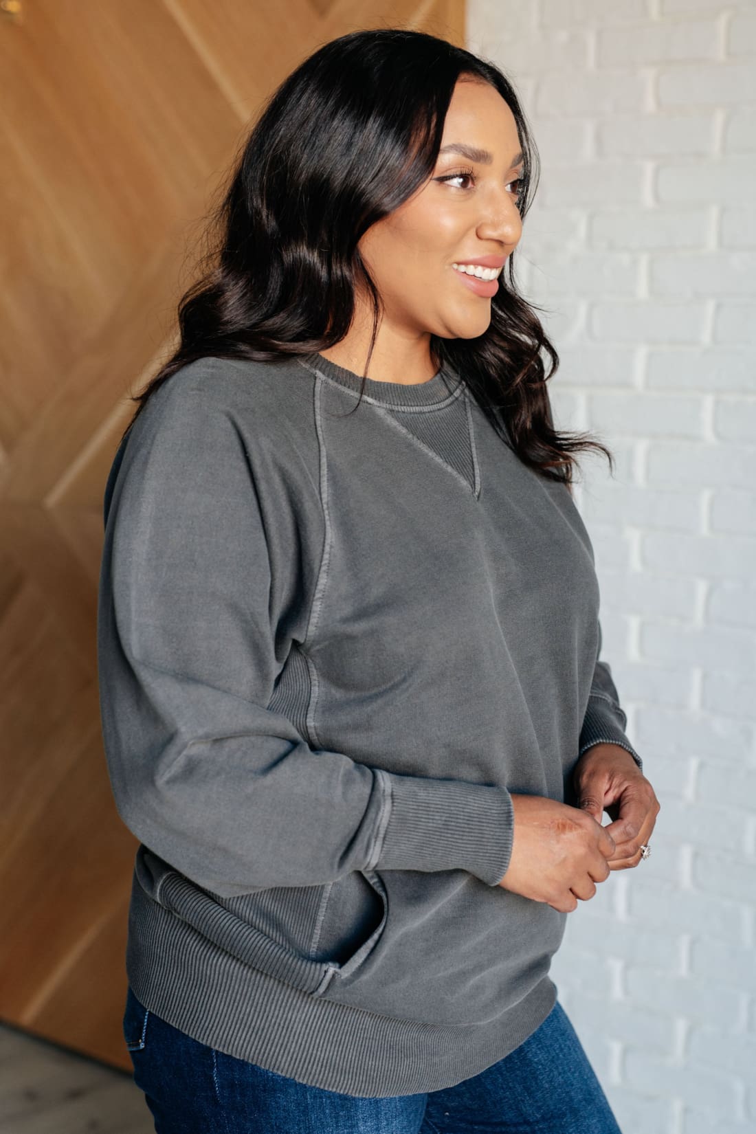 Hands Down Favorite Sweatshirt in Black | Athleisure