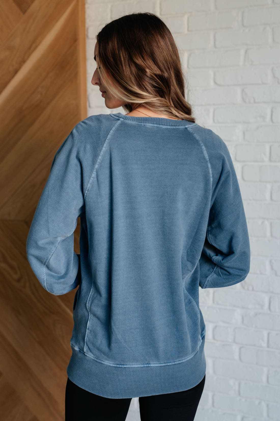 Hands Down Favorite Sweatshirt in Dusty Blue | Athleisure