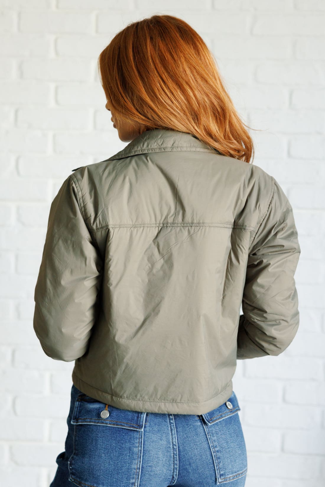 Hear Me Out Lightweight Puffer Jacket in Olive | Layers