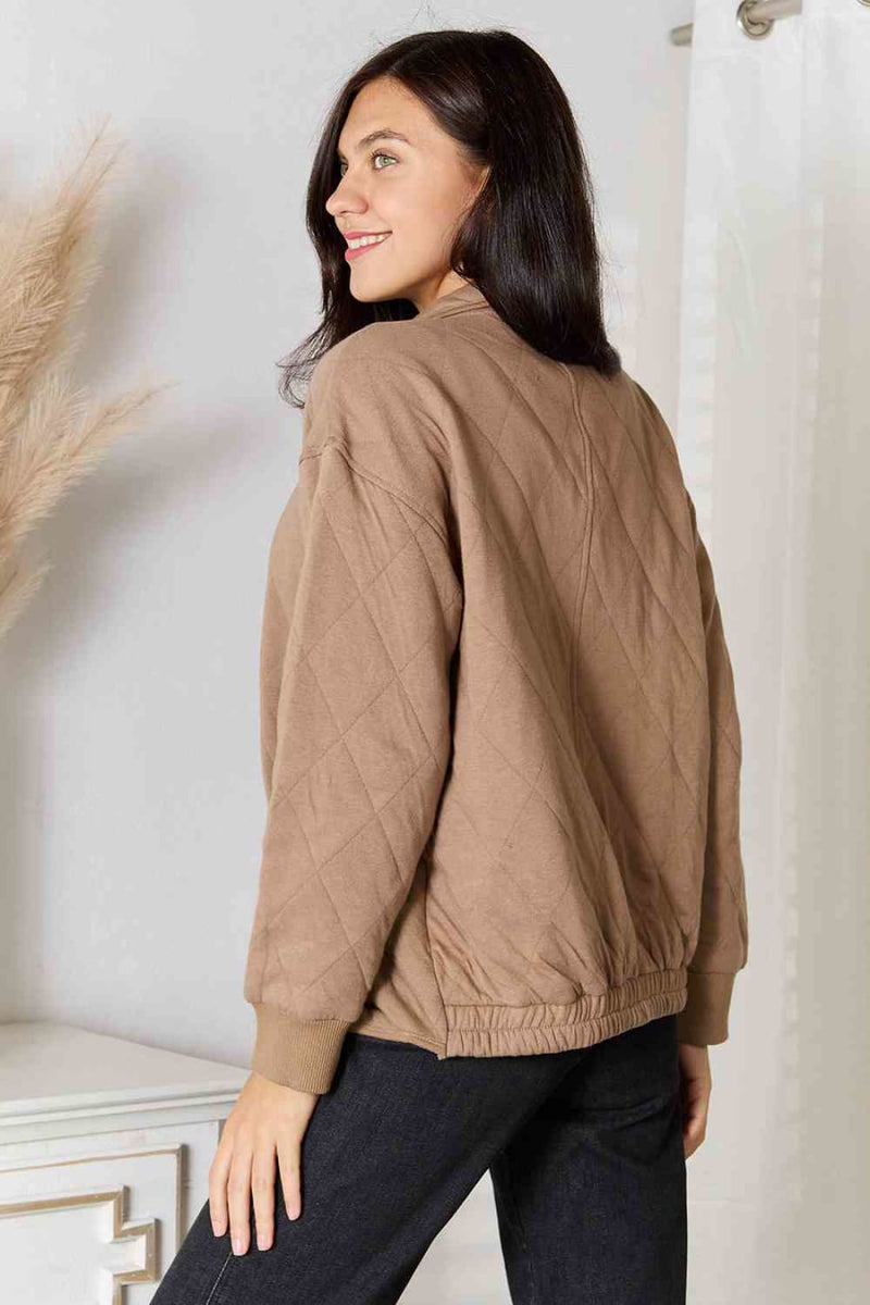 Heimish Full Size Zip-Up Jacket with Pockets | Jackets & Coats