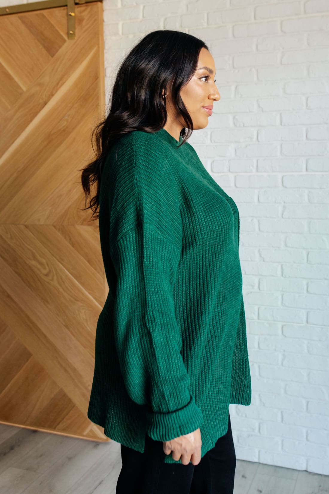 Tunic Sweater in Emerald | Sweaters & Cardigans