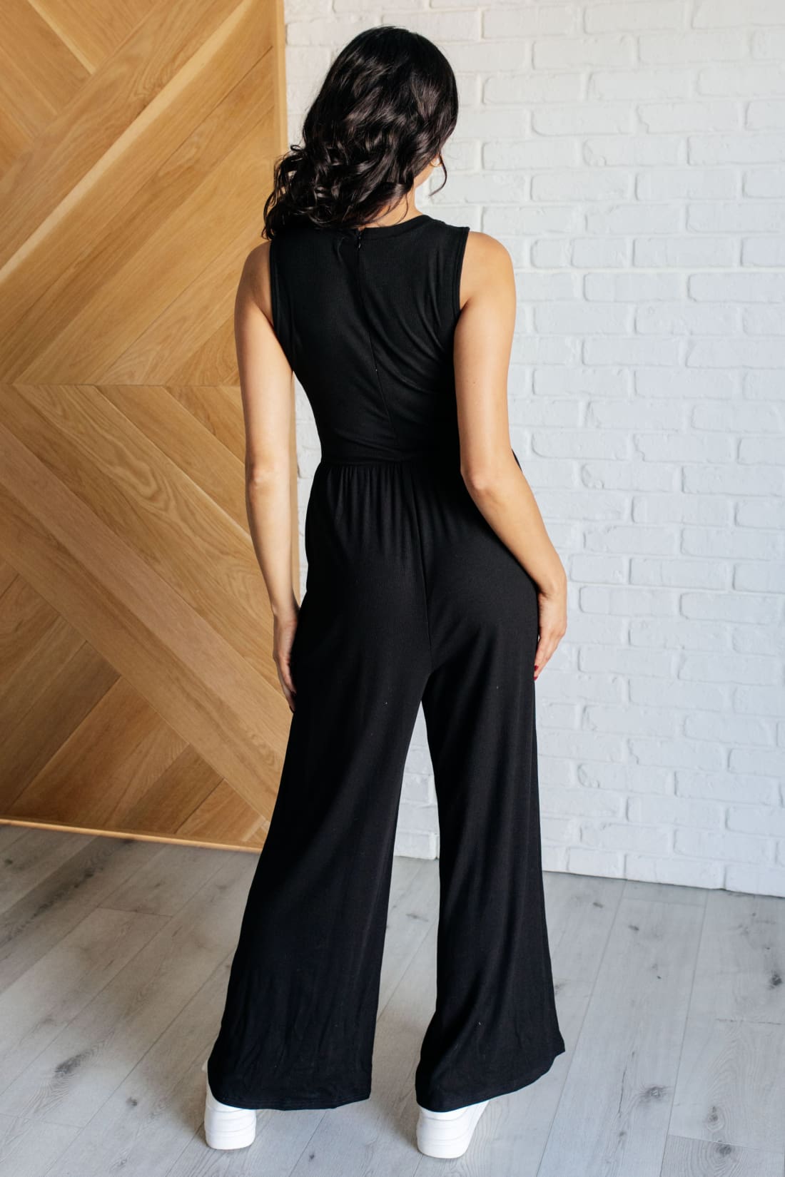 Hilary Wide Leg Jumpsuit in Black | Jumpsuits & Rompers