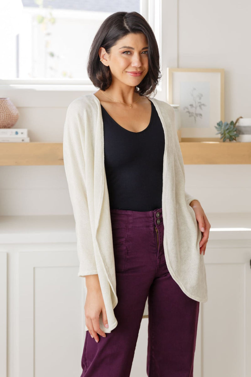 How’s It Going Open Front Cardigan