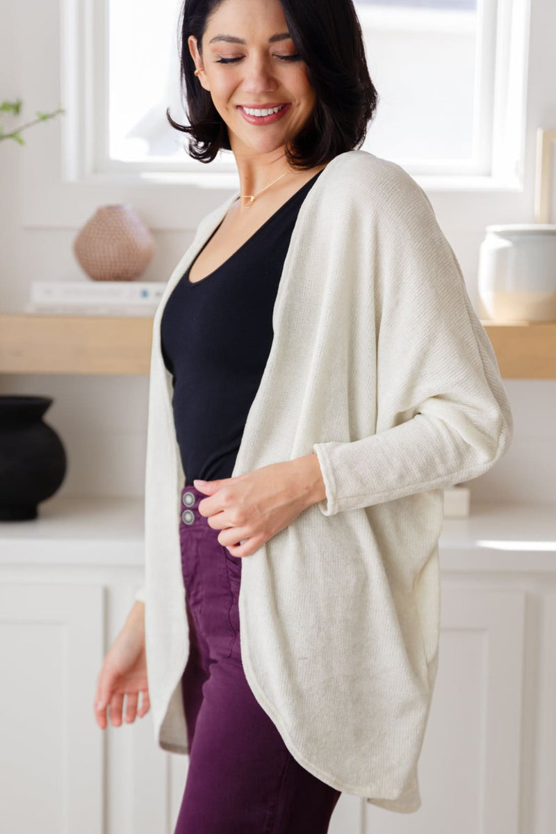 How’s It Going Open Front Cardigan
