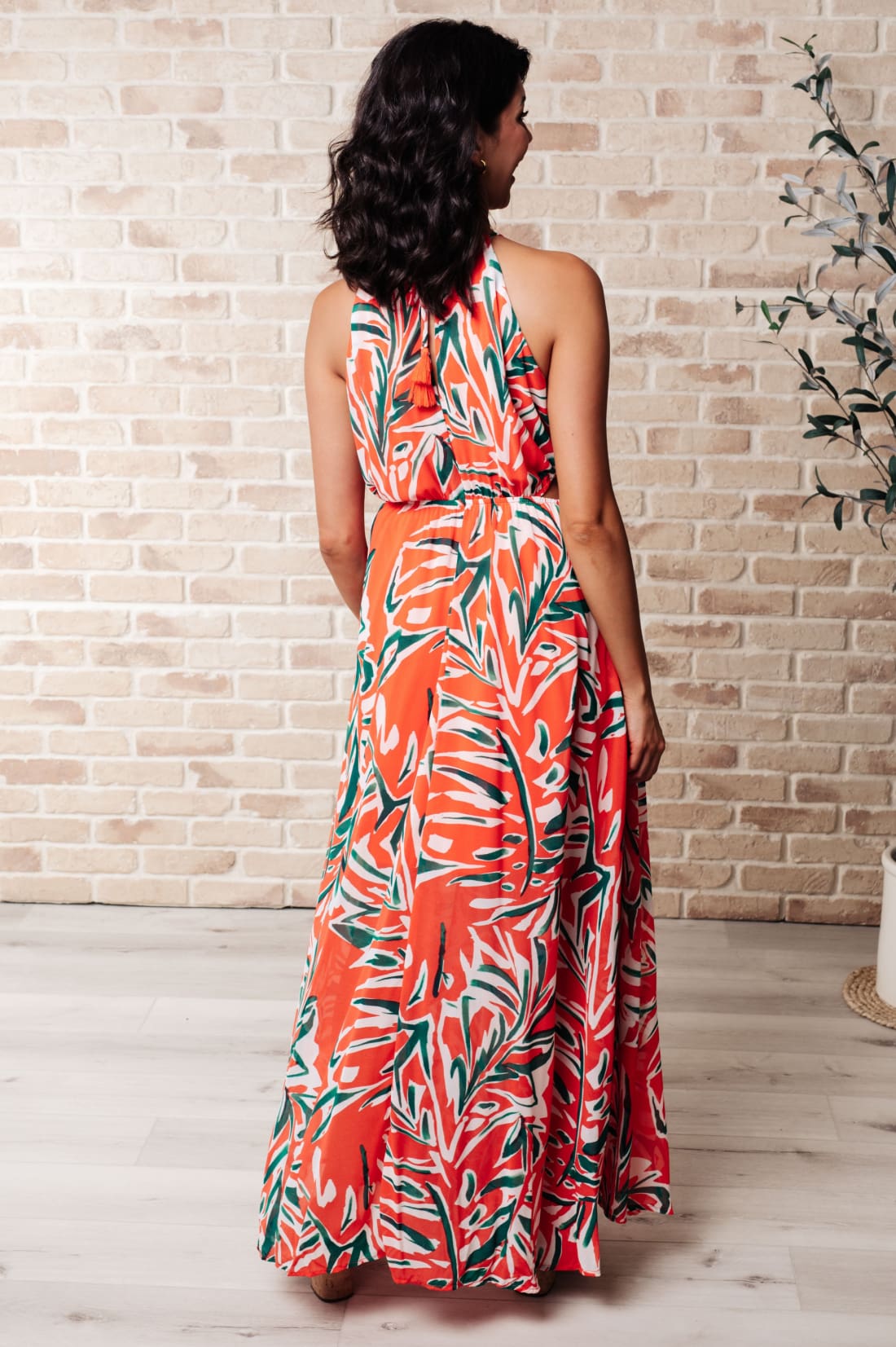 Humming Along Cutout Dress in Coral | Maxi Dresses