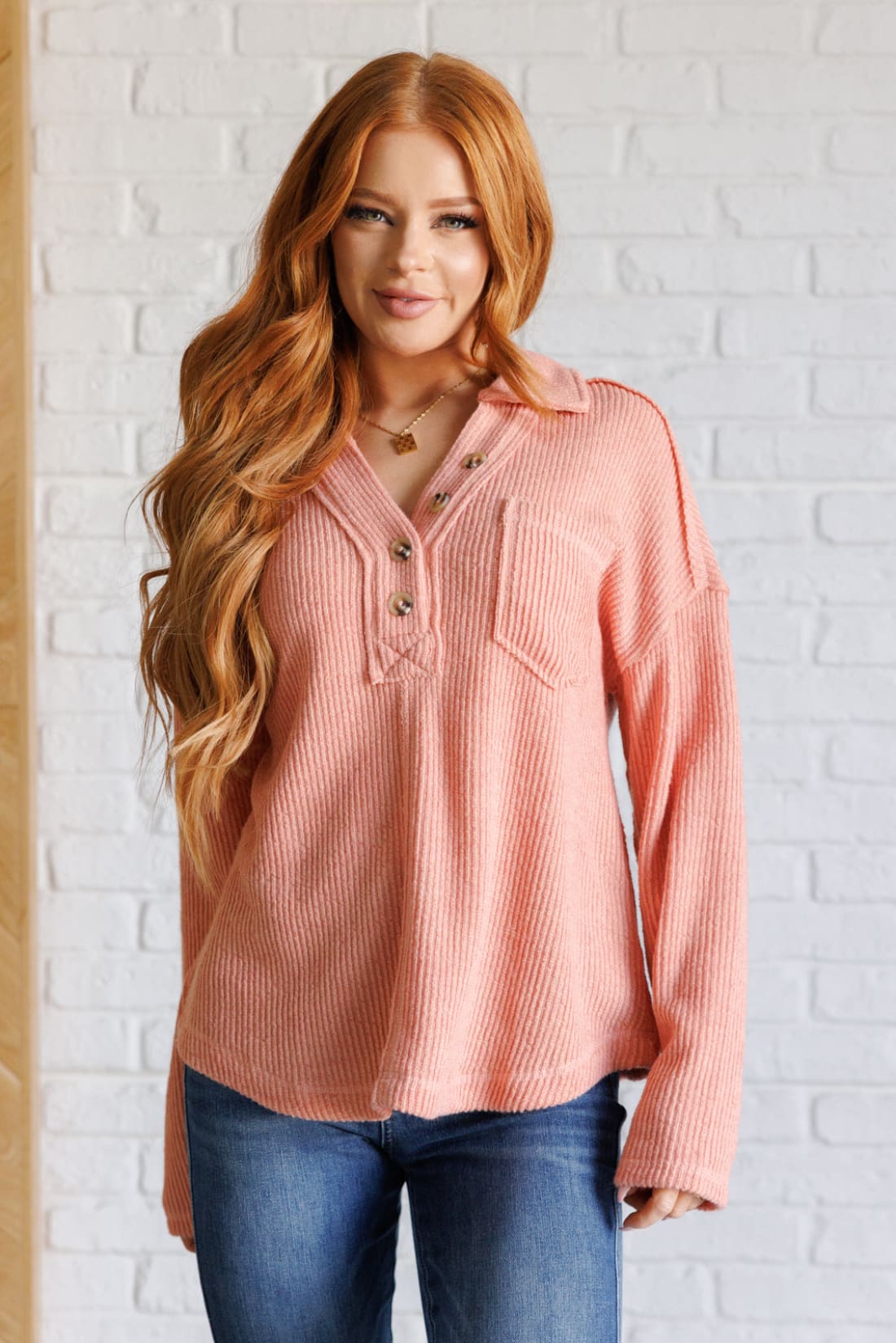 If You Want Forever Ribbed Knit Pullover | Tops