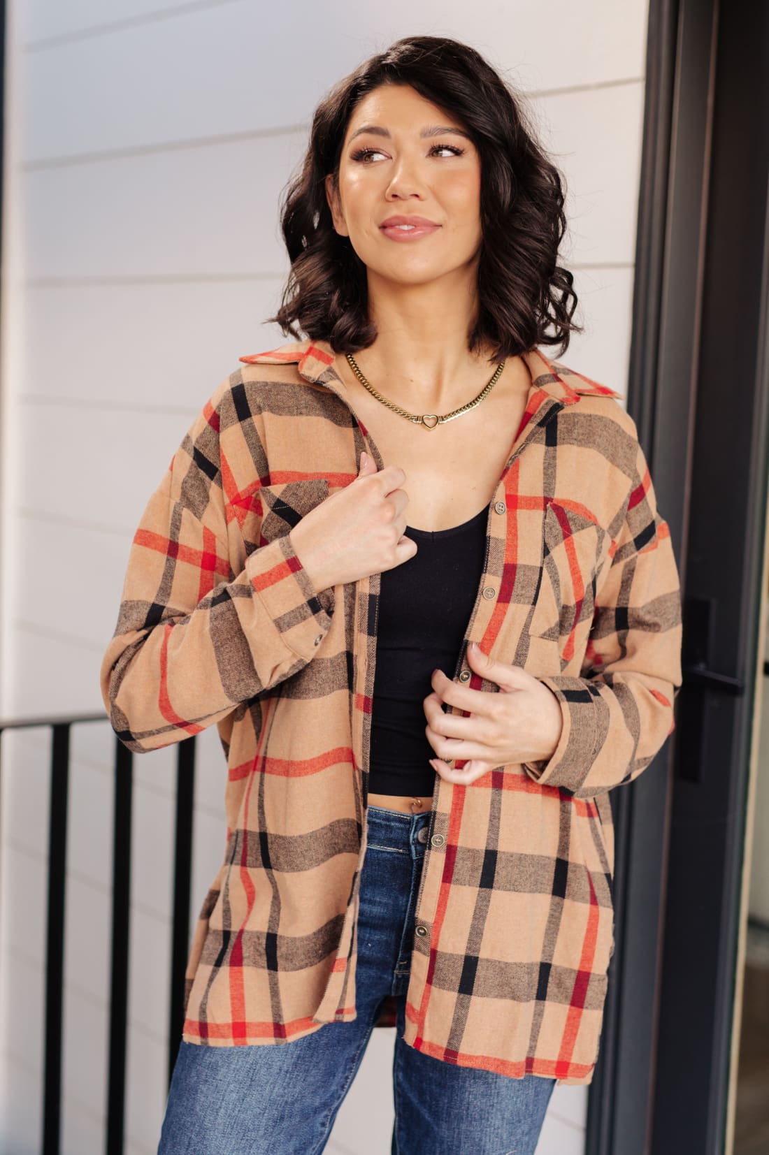 Is It Really Oversized Plaid Button Up | Tops