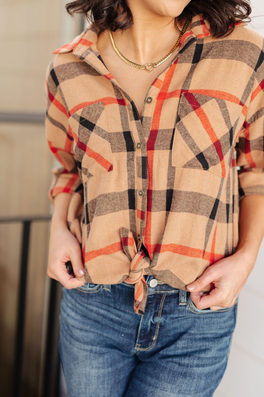 Is It Really Oversized Plaid Button Up | Tops