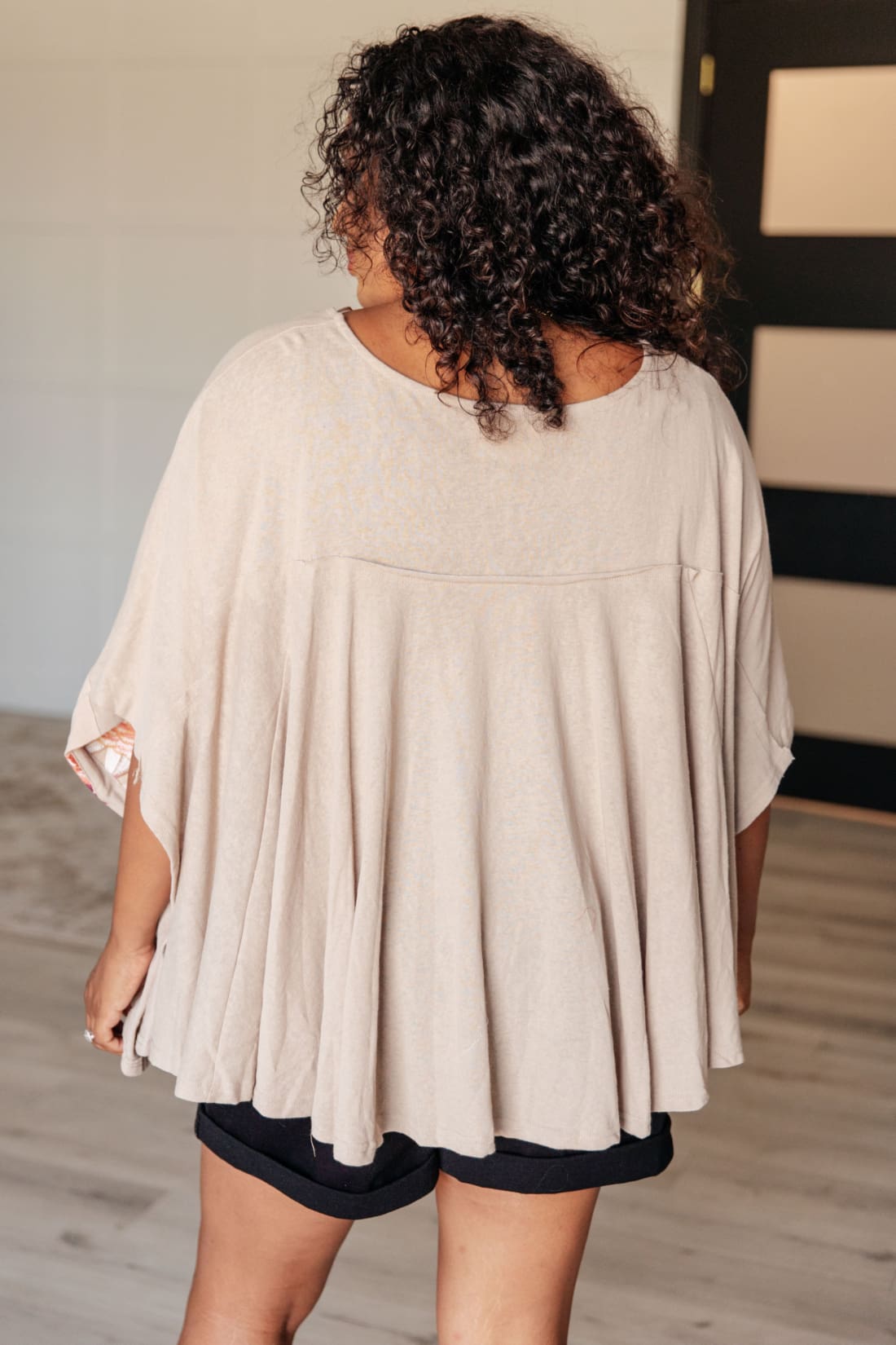 Isabel Embroidered Tunic in Mocha | Tops