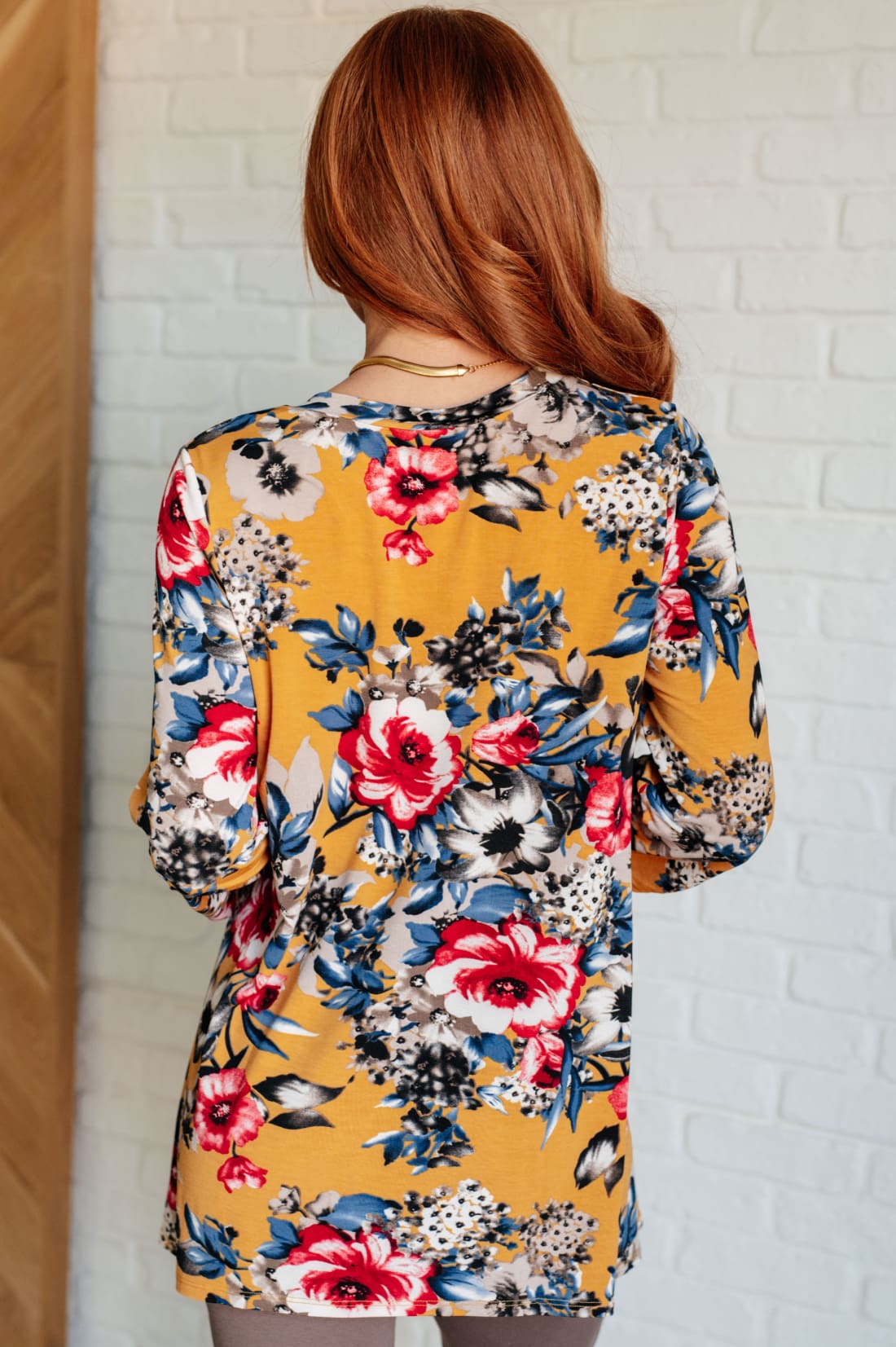 Isn’t She Lovely Top in Marigold Floral | Tops & Tees