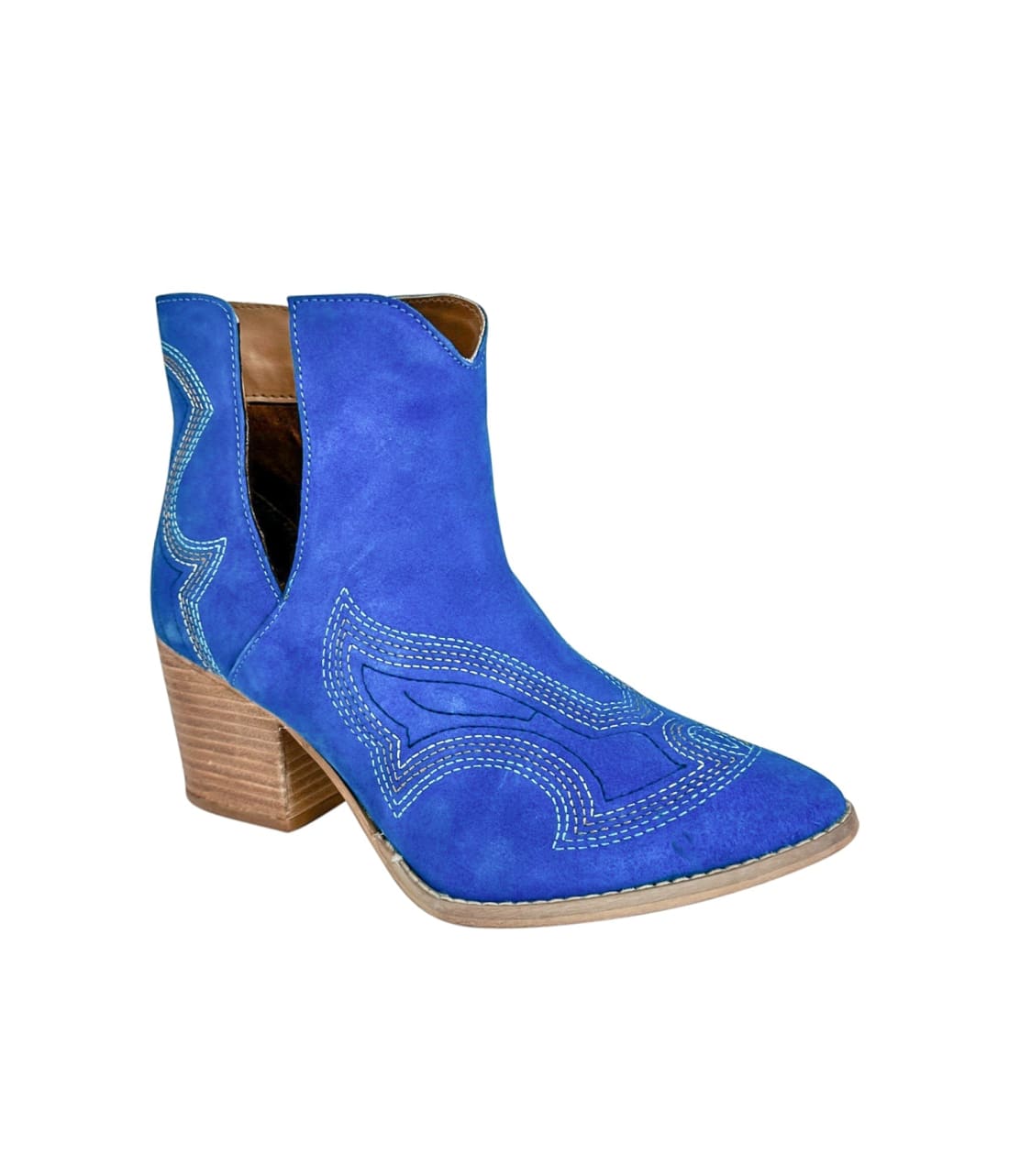 Journee Ankle Boots in Blue | Shoes