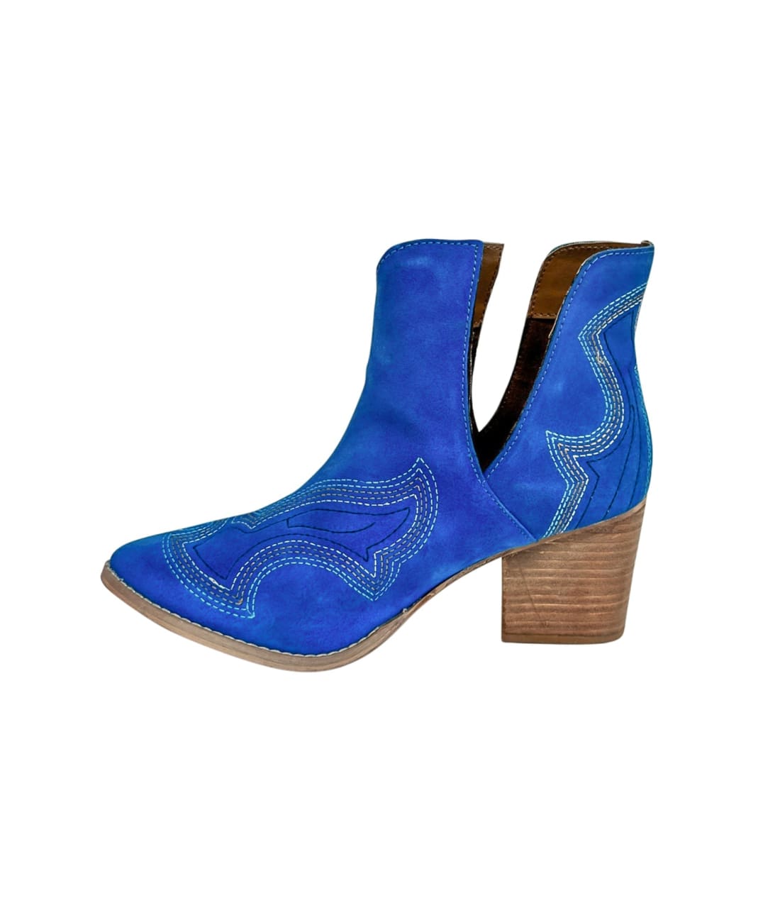 Journee Ankle Boots in Blue | Shoes