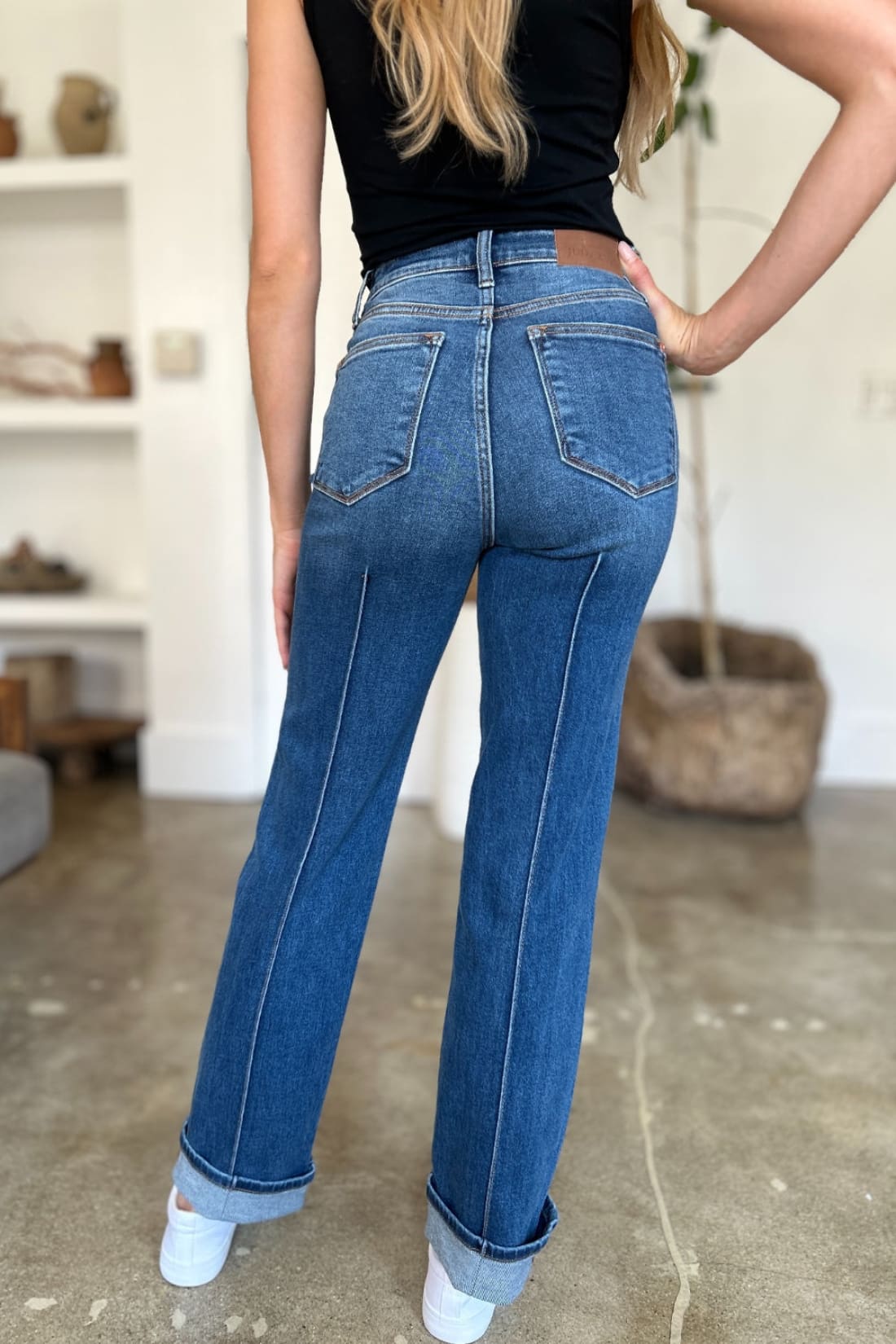 Judy Blue High Waist Front Seam Straight Jeans | Women’s Jeans