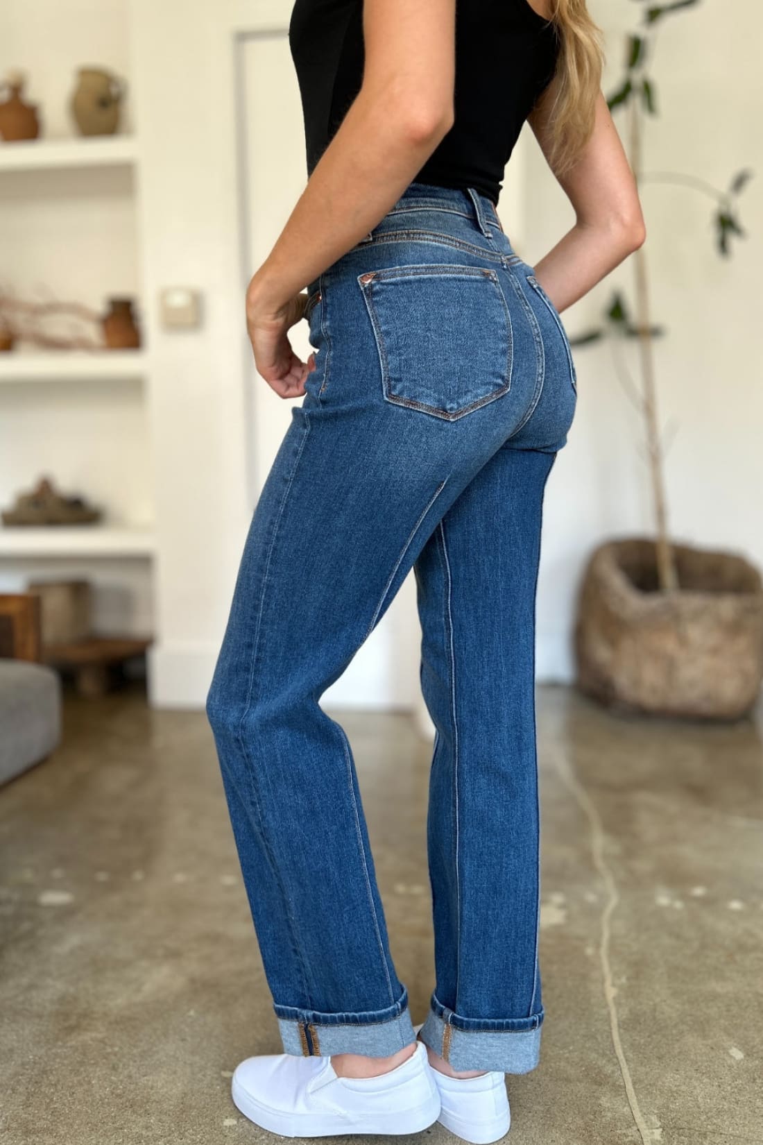 Judy Blue High Waist Front Seam Straight Jeans | Women’s Jeans